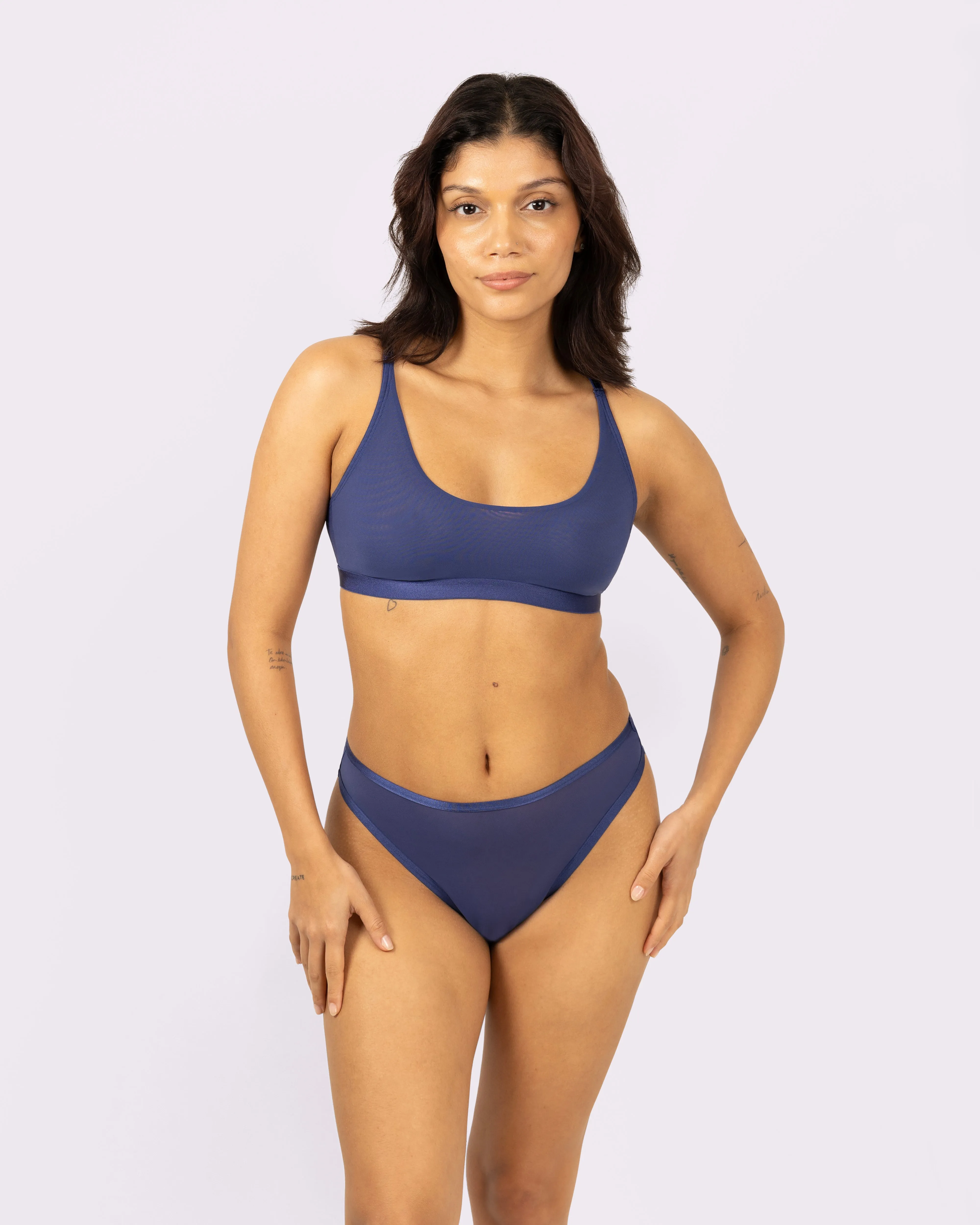 Silky Mesh High Cut Thong | Silky Mesh | Archive (Dolphin) sold by Parade