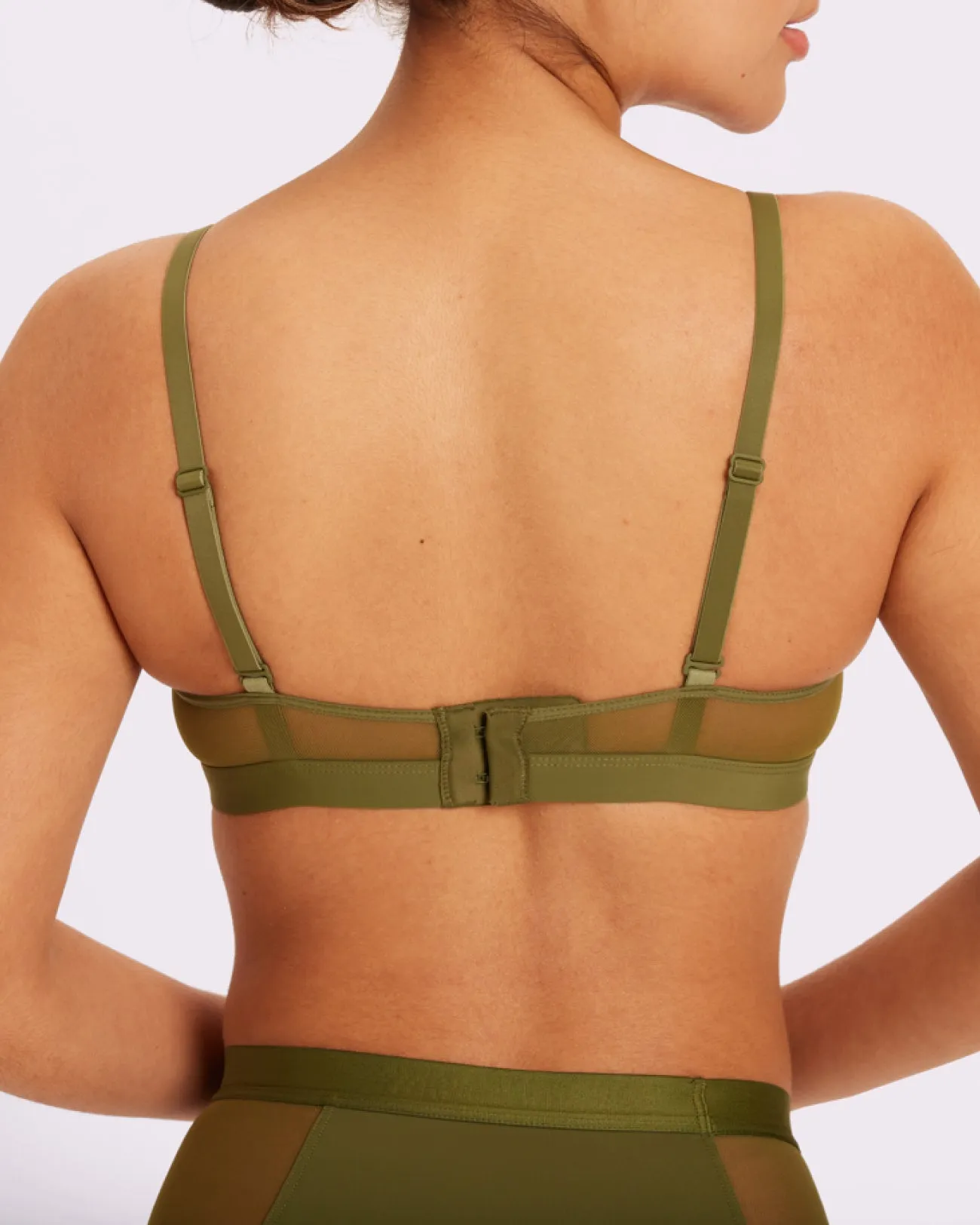 Re:Play Scoop Bralette | Ultra-Soft Re:Play | Archive (Olive) sold by Parade product image thumbnail 2