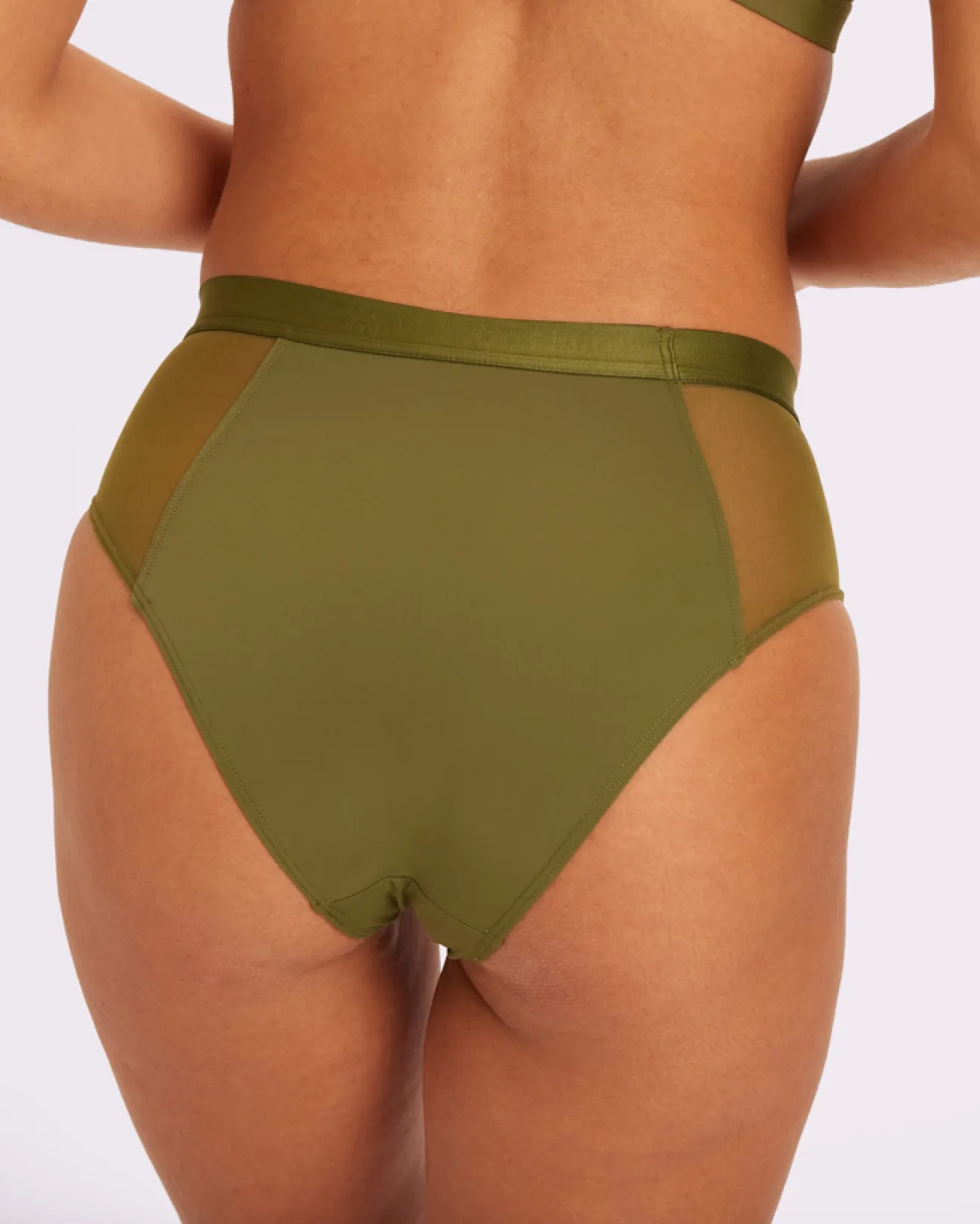 Re:Play High Waisted Brief | Ultra-Soft Re:Play (Olive) sold by Parade product image thumbnail 2