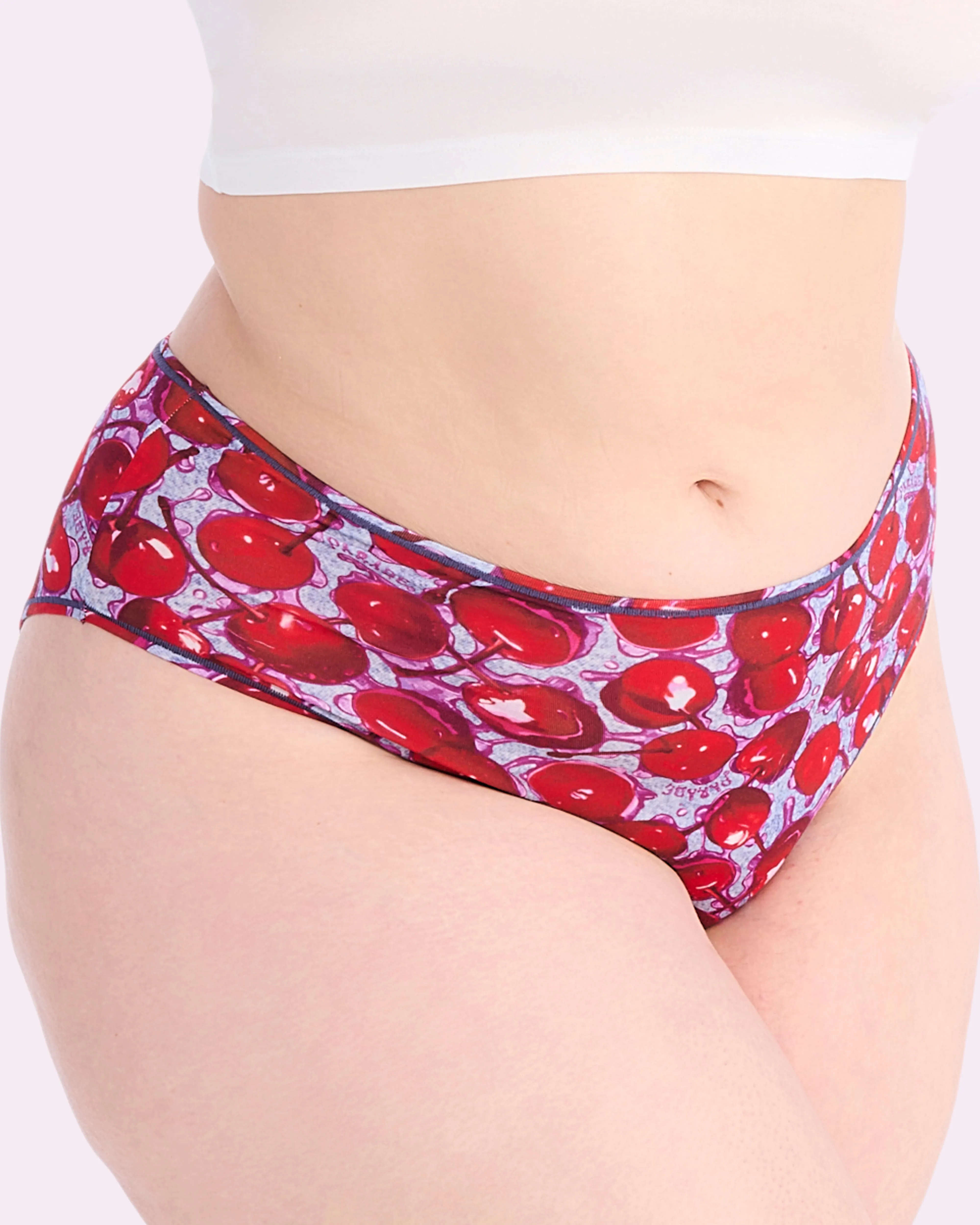 Vintage High Rise Brief | New:Cotton (Wet Cherries) sold by Parade product image thumbnail 3