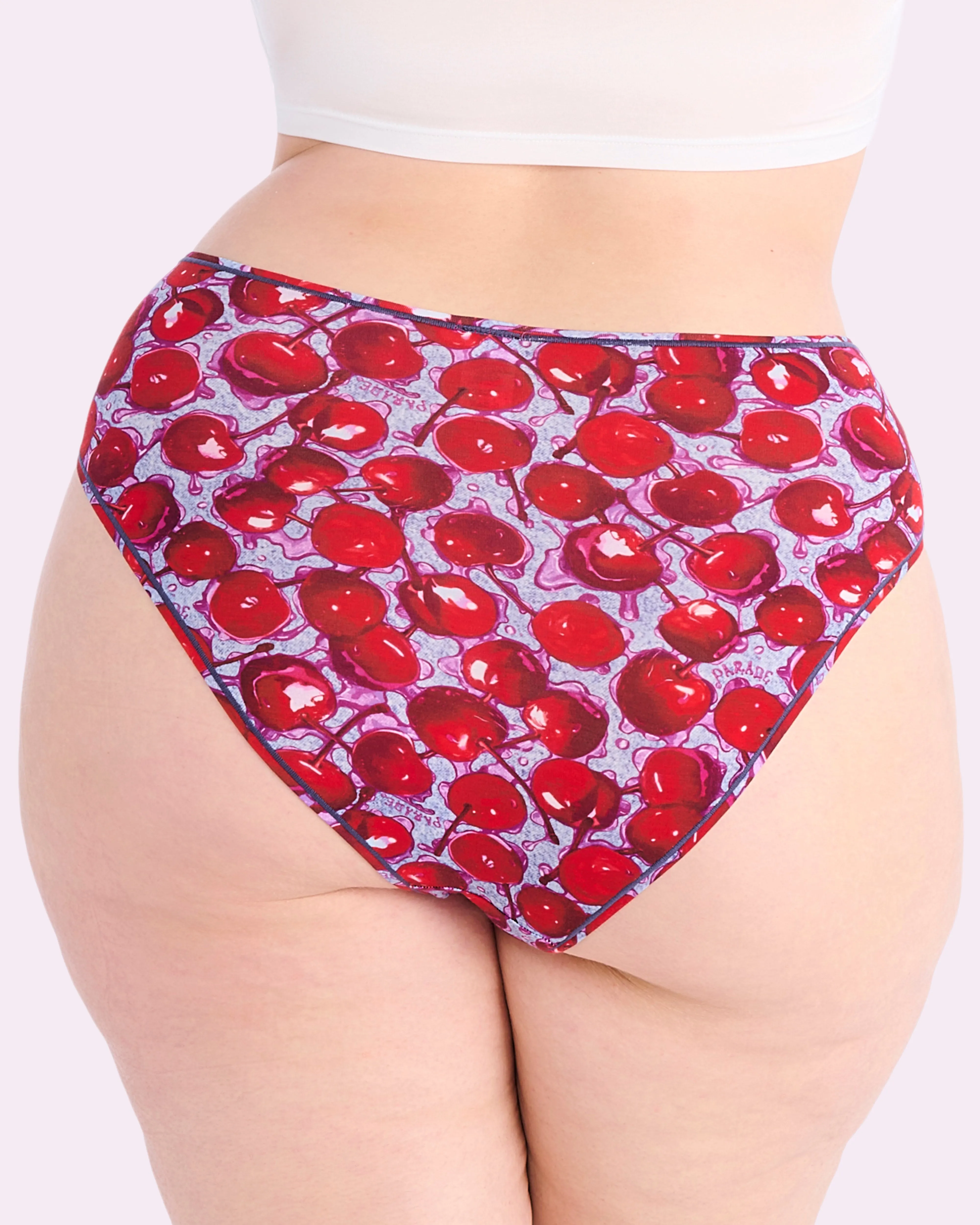 Vintage High Rise Brief | New:Cotton (Wet Cherries) sold by Parade product image thumbnail 2