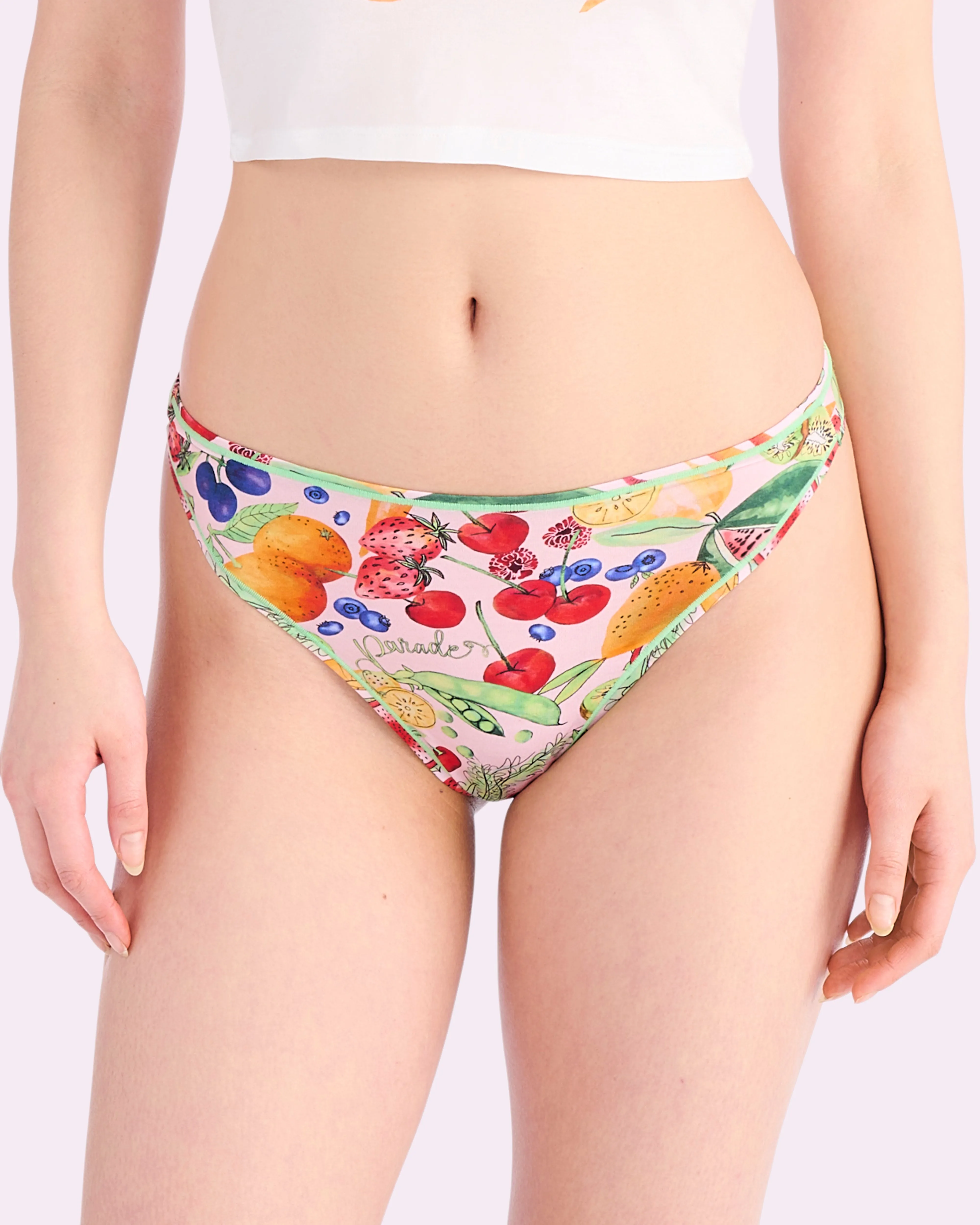 Ultra-Flattering High Rise Thong | New:Cotton (Farmer's Market) sold by Parade product image thumbnail 5