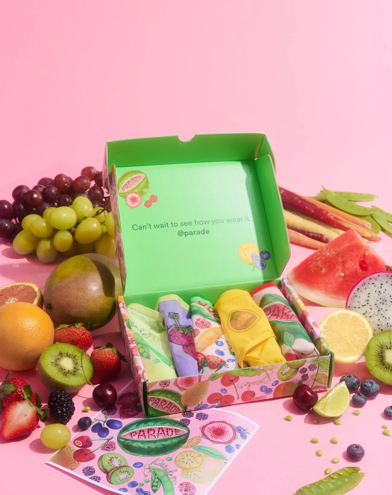 Limited Edition Silky Mesh Paradise Found Variety Underwear 5-Pack | Silky Mesh (Multicolor) sold by Parade