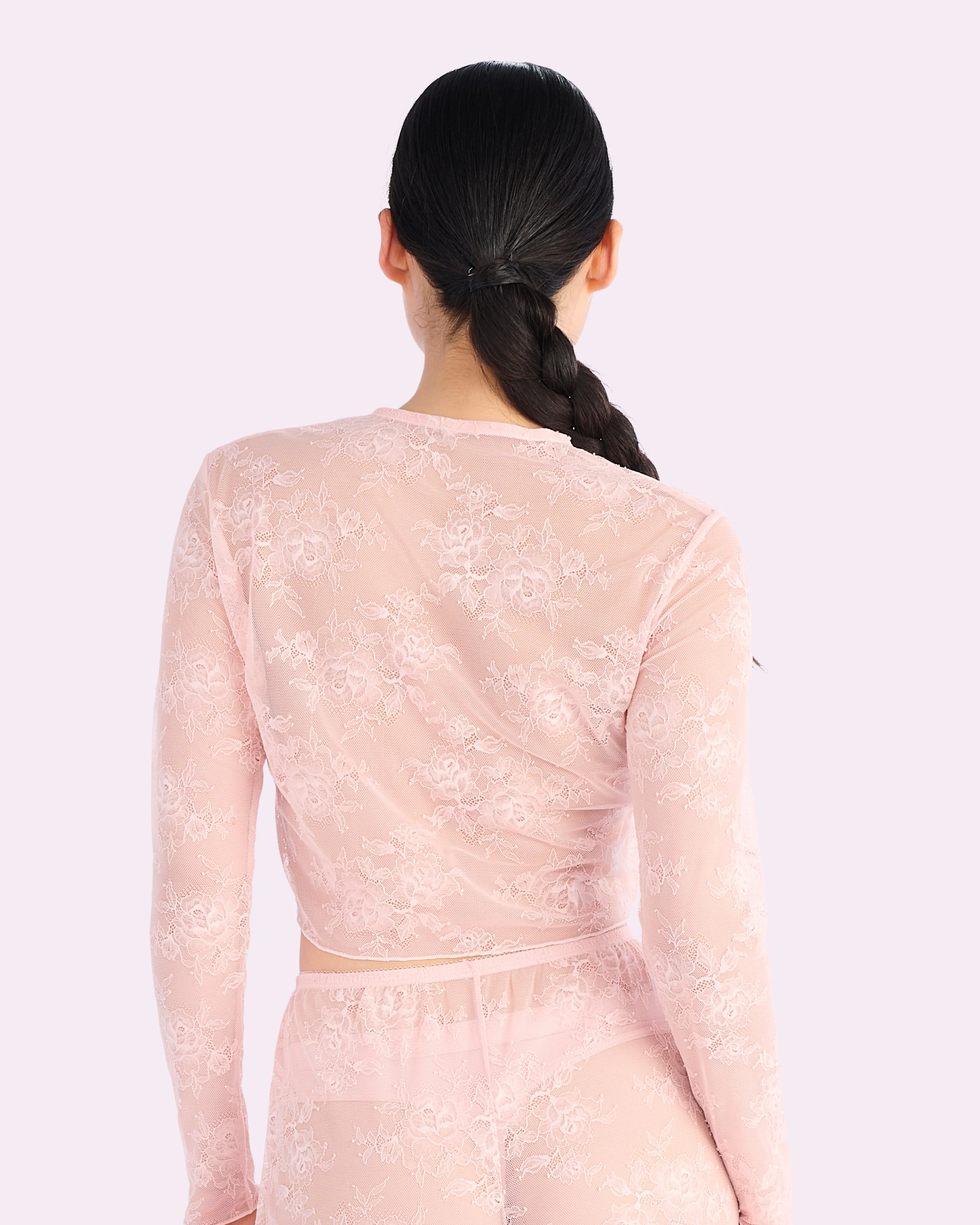 That Lace Cardigan | That Lace (Blushing Rose) sold by Parade product image thumbnail 2