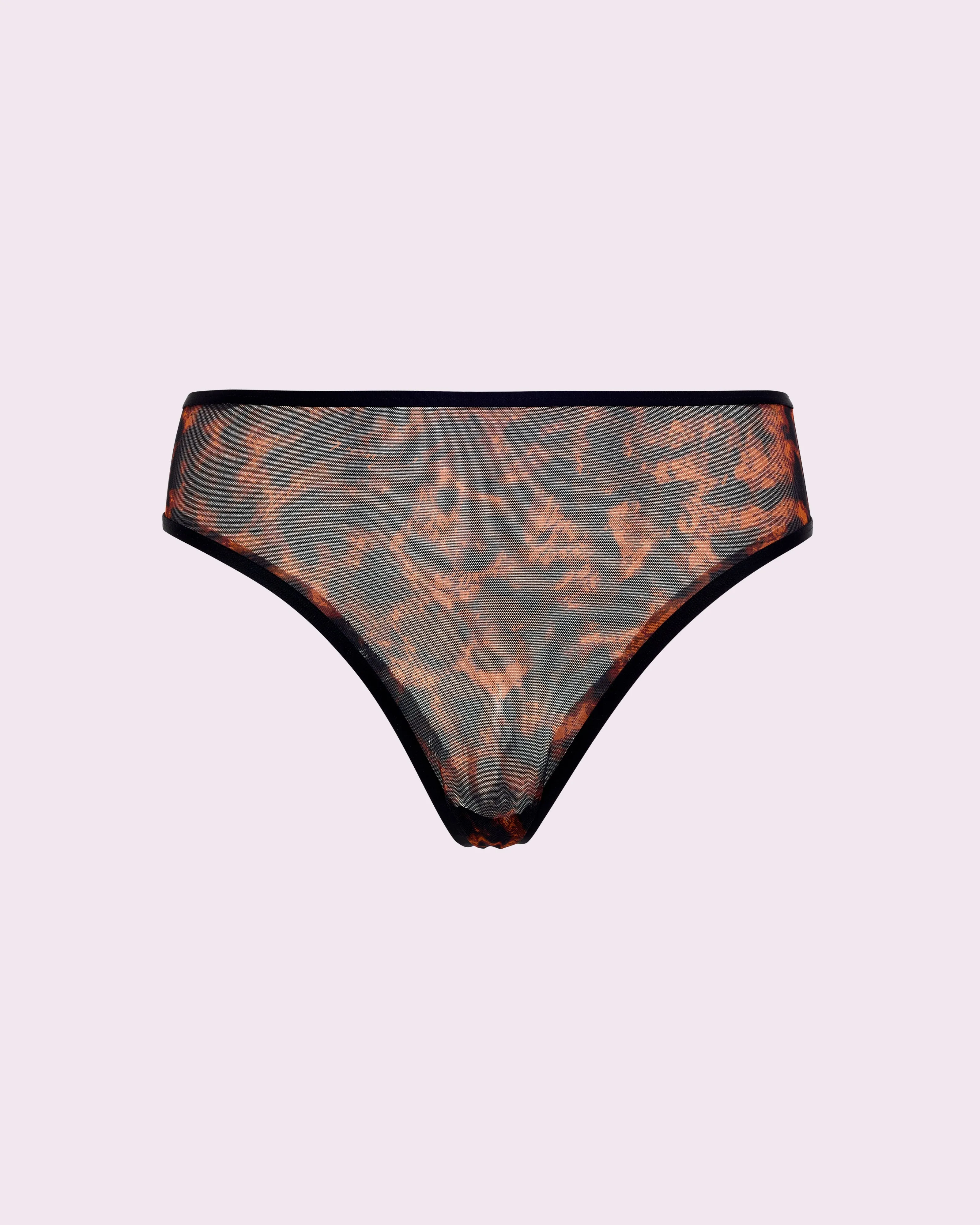 Silky Mesh High Rise Cheeky | Silky Mesh (Parade Leopard) sold by Parade product image thumbnail 5