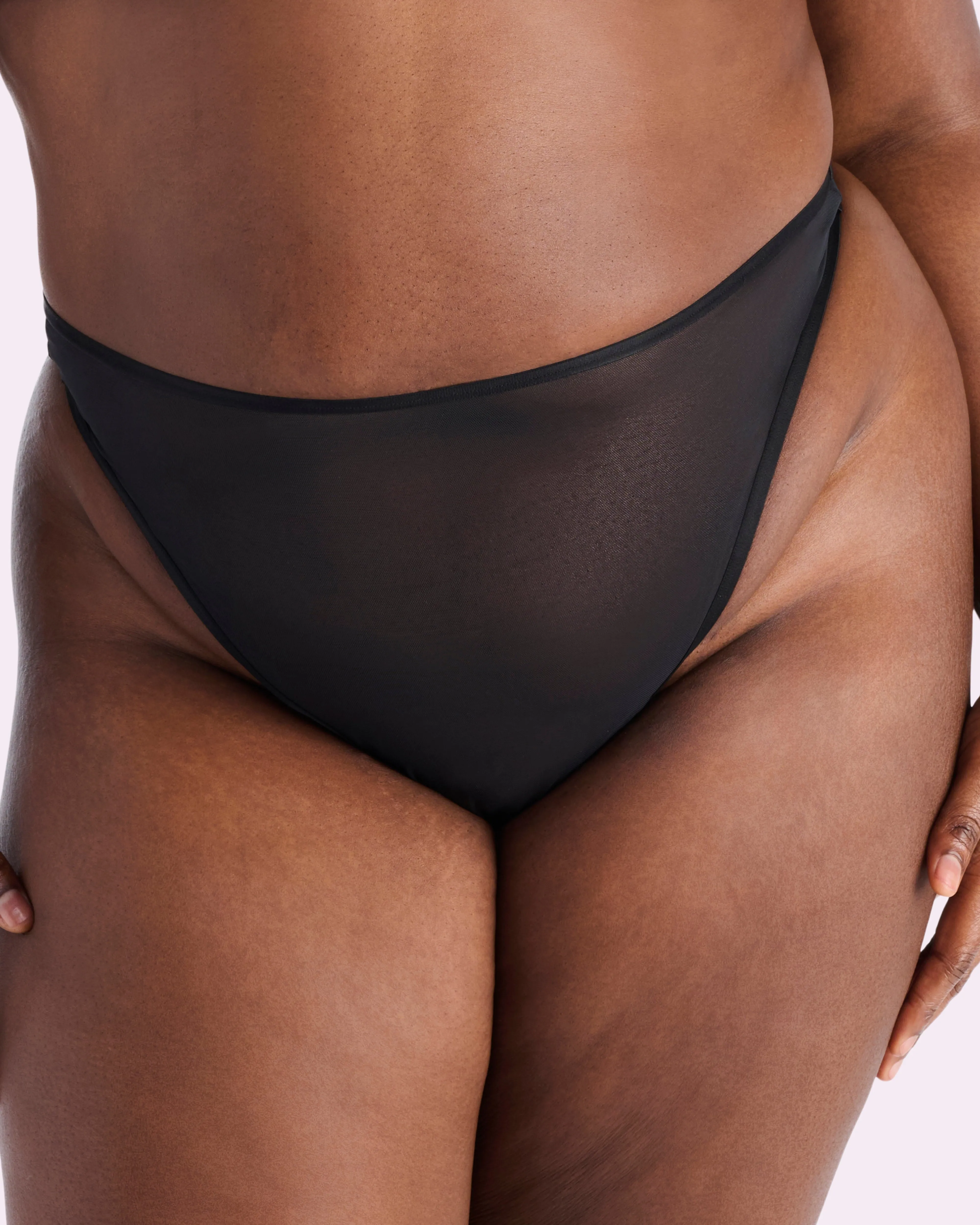 Silky Mesh High Cut Thong | Silky Mesh (Eightball) sold by Parade