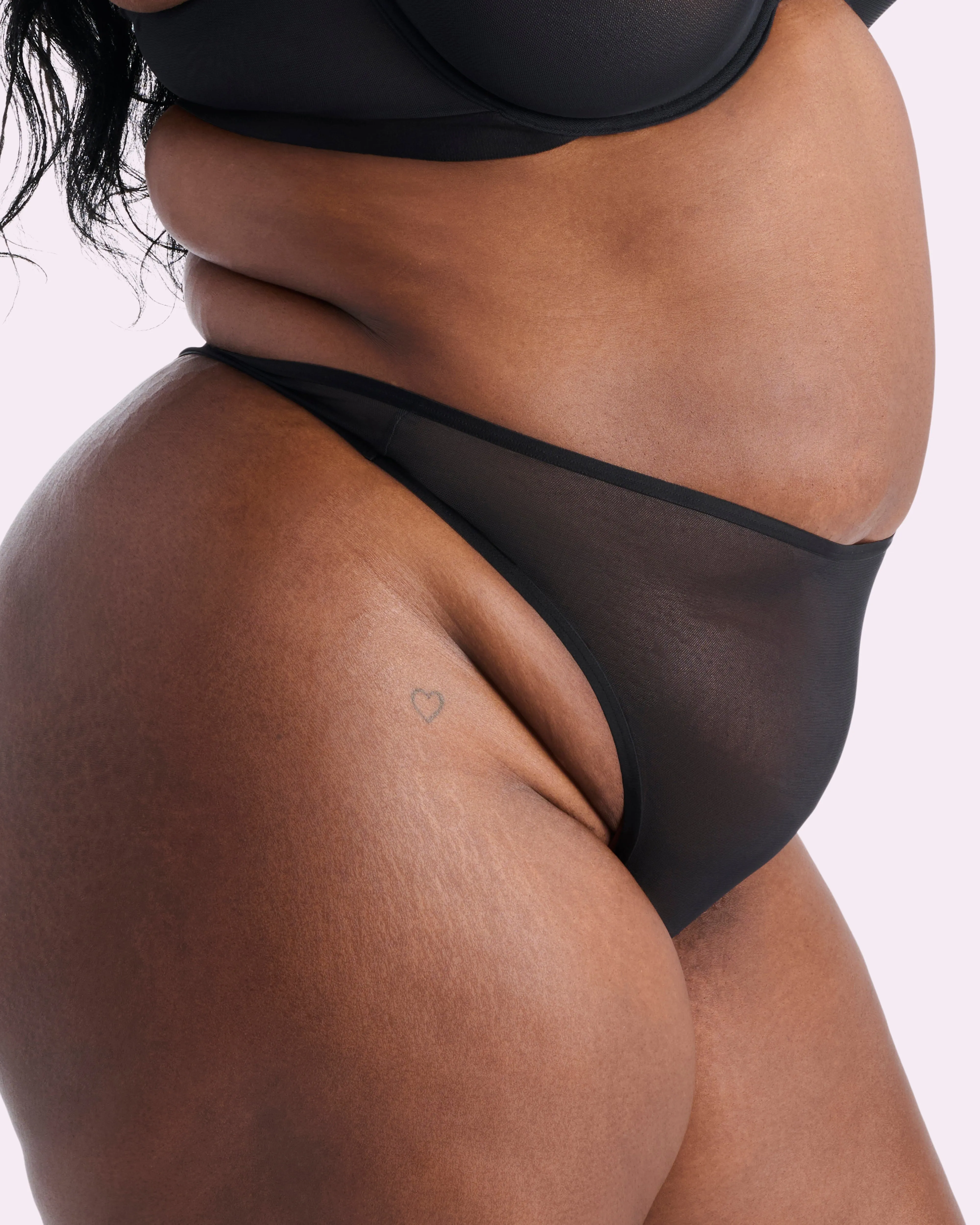 Silky Mesh High Cut Thong | Silky Mesh (Eightball) sold by Parade product image thumbnail 3