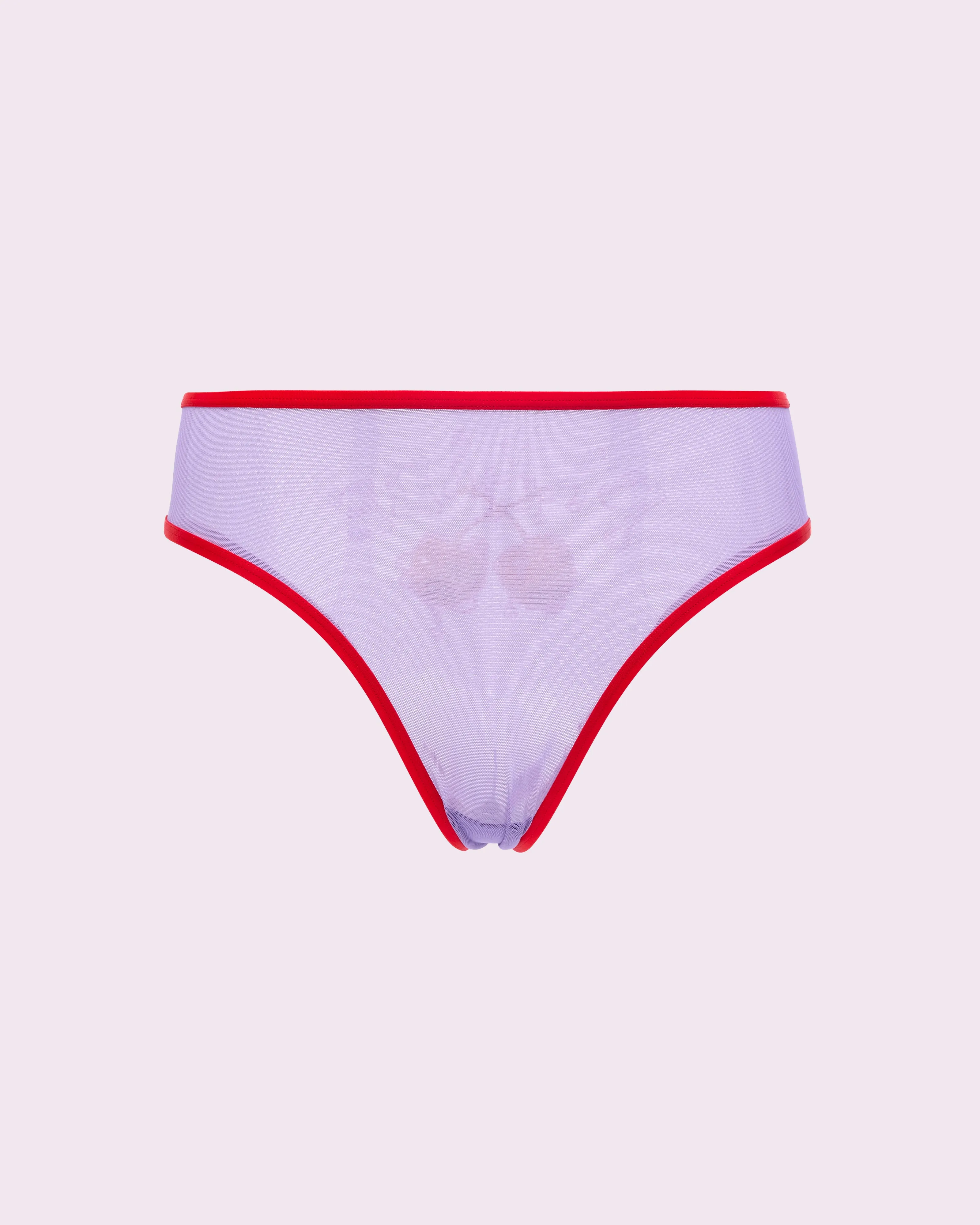 Silky Mesh High Rise Cheeky | Silky Mesh (Wet Cherries) sold by Parade product image thumbnail 5
