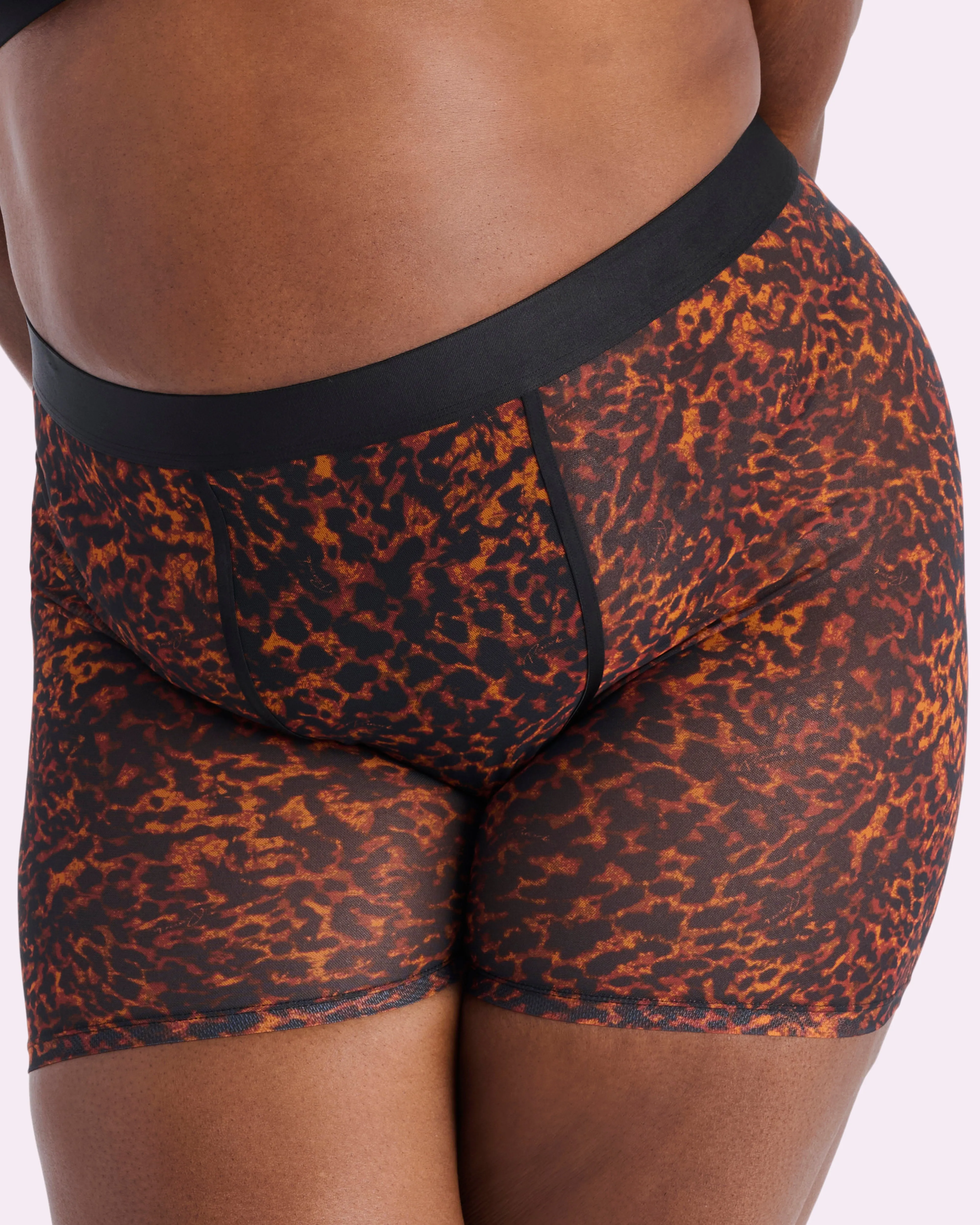 Silky Mesh Boxer Brief | Silky Mesh (Parade Leopard) sold by Parade product image thumbnail 5