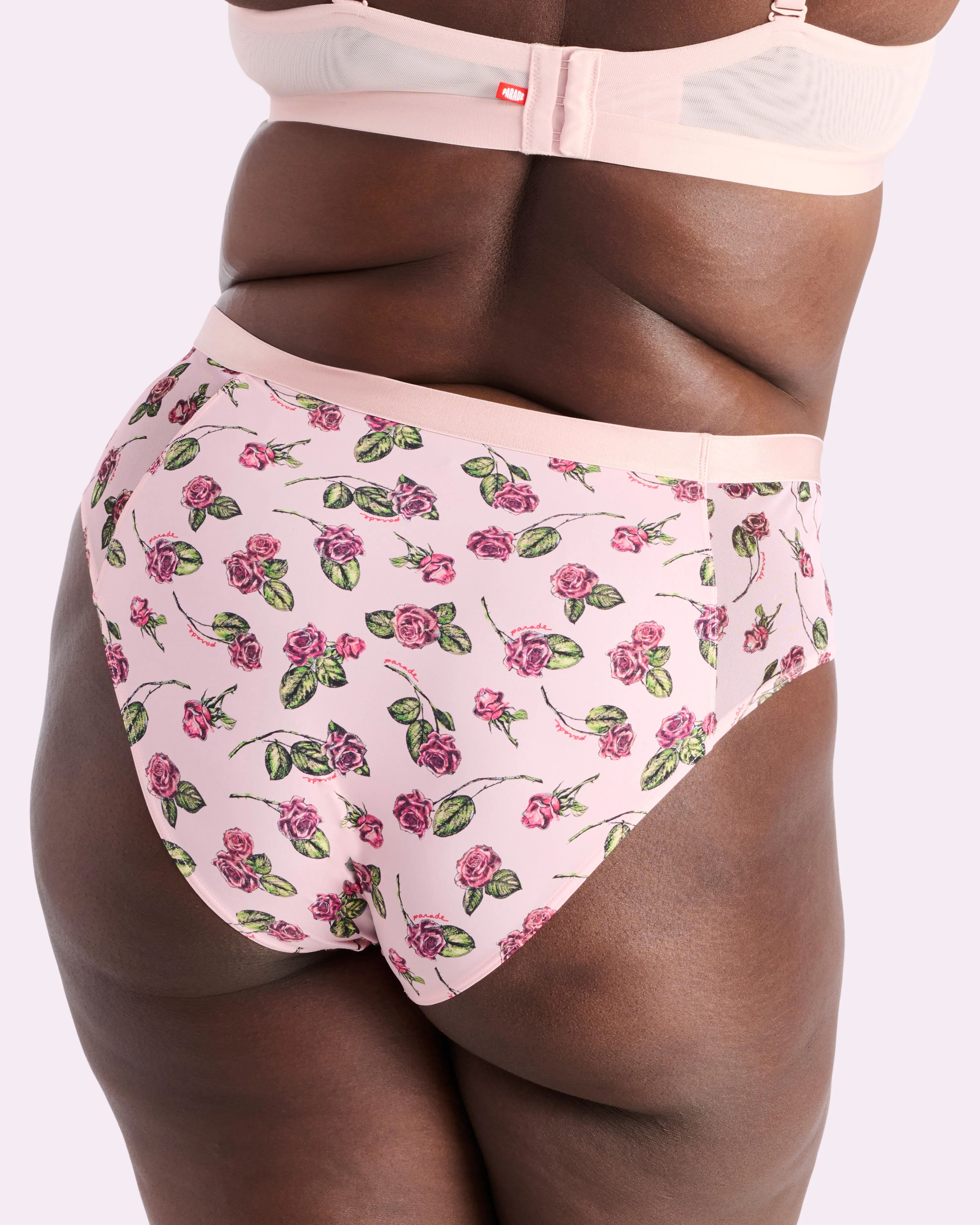 Re:Play High Waisted Brief | Ultra-Soft Re:Play (Parade Rose) sold by Parade product image thumbnail 2