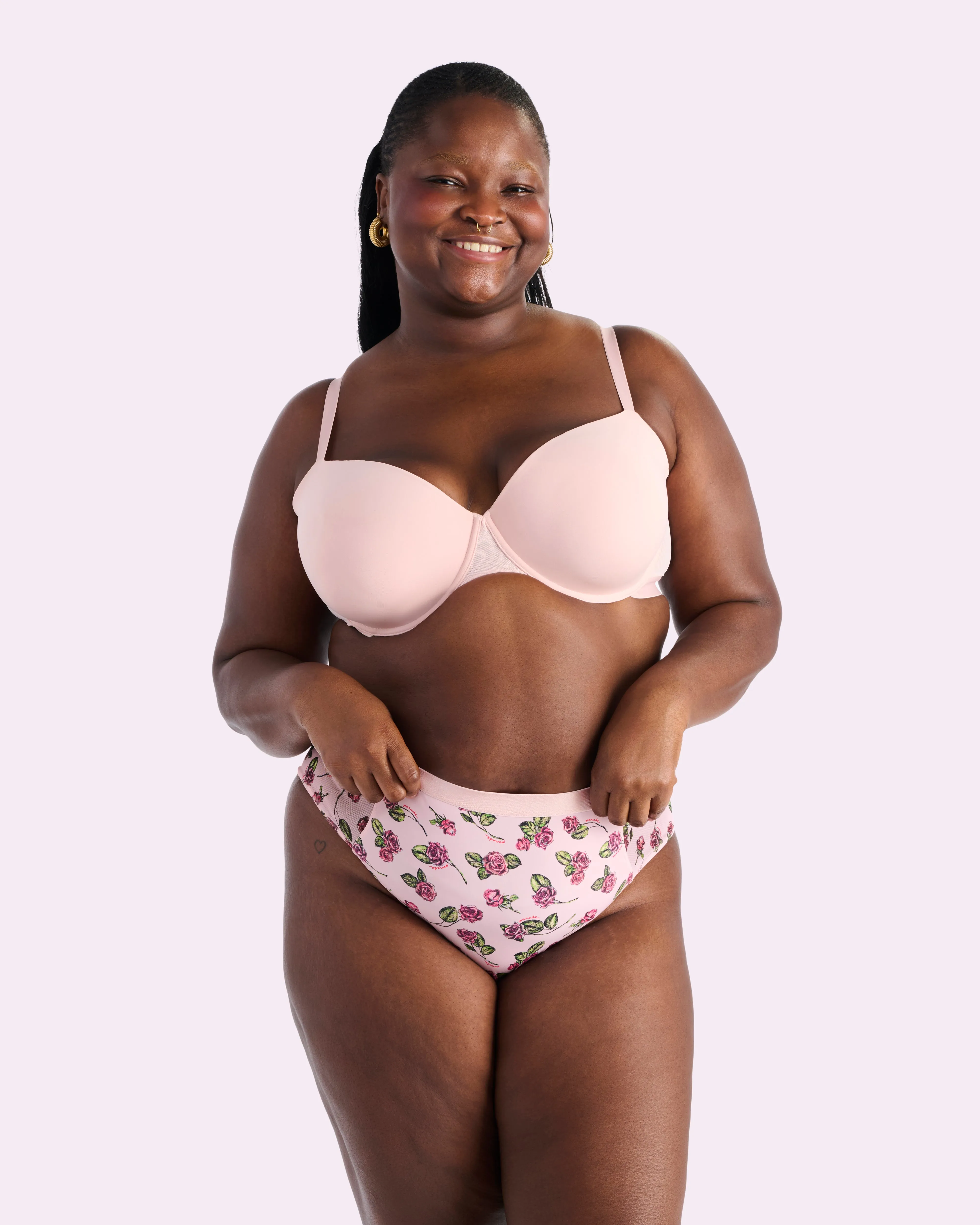 Re:Play High Waisted Brief | Ultra-Soft Re:Play (Parade Rose) sold by Parade product image thumbnail 4