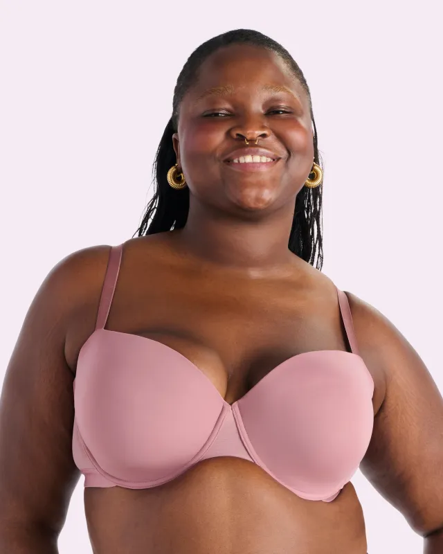 Always On Lightly Lined T-Shirt Bra | Ultra-Soft Re:Play (Premium Plum) sold by Parade