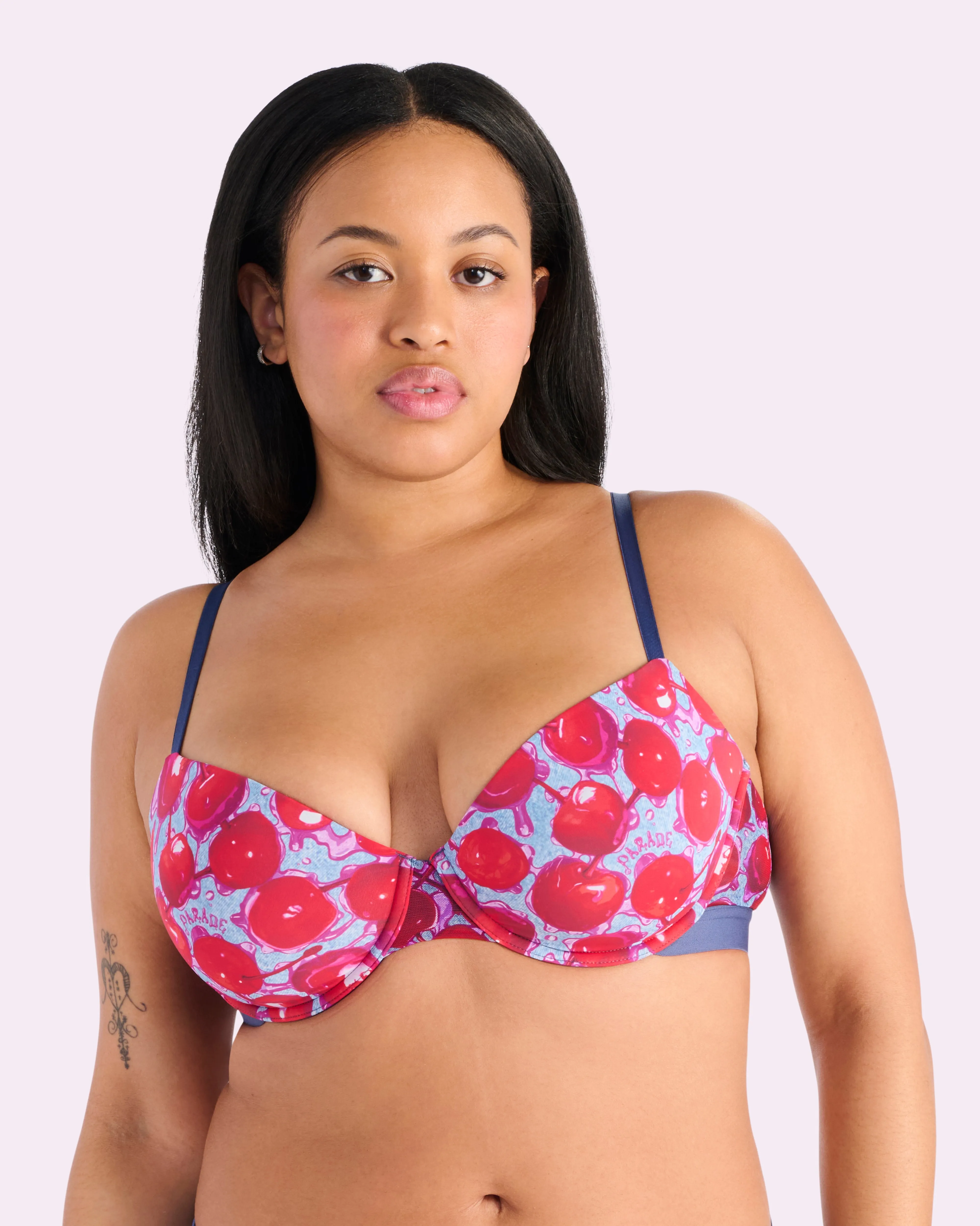 Always On Lightly Lined T-Shirt Bra | Ultra-Soft Re:Play (Wet Cherries) sold by Parade