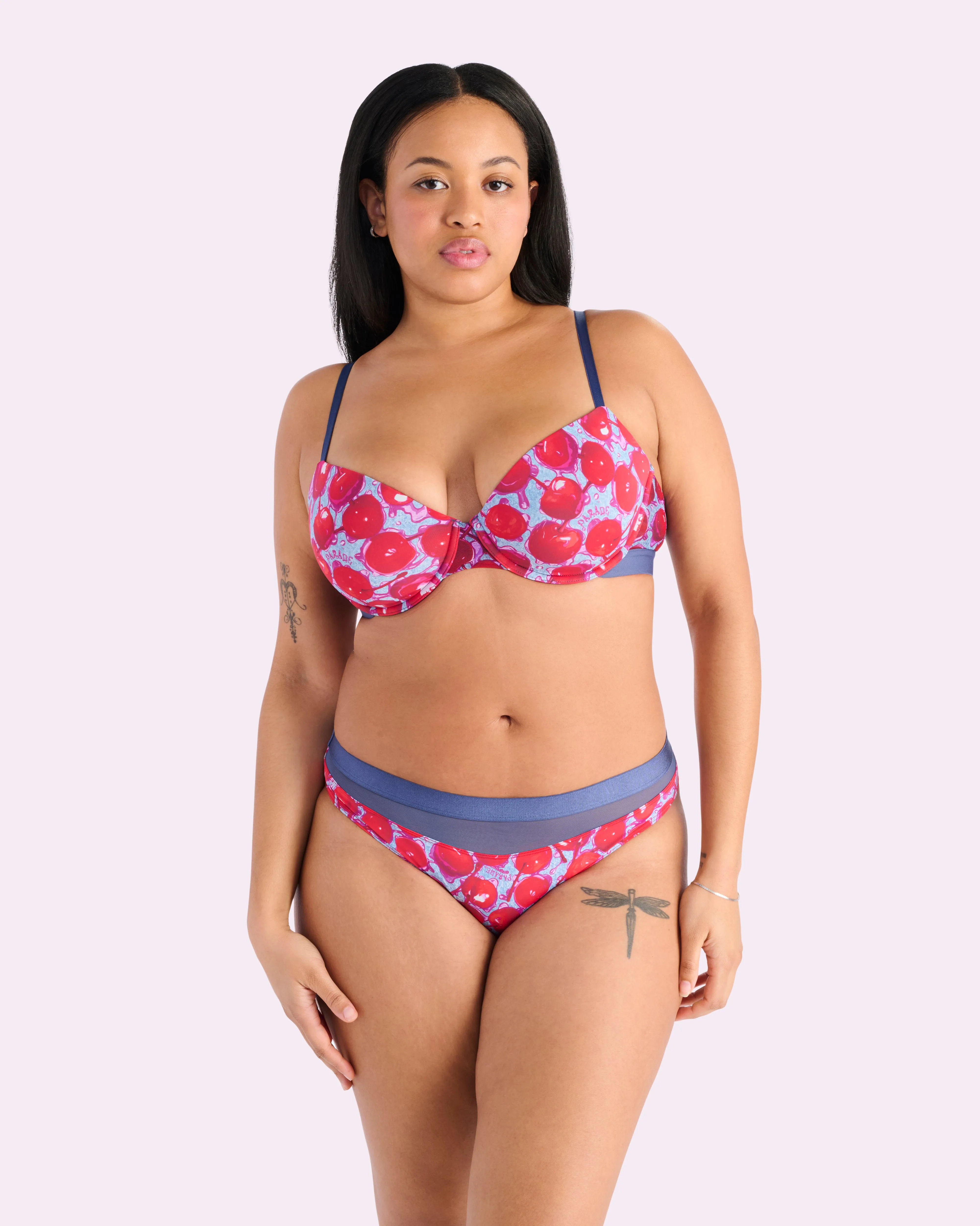 Always On Lightly Lined T-Shirt Bra | Ultra-Soft Re:Play (Wet Cherries) sold by Parade product image thumbnail 4