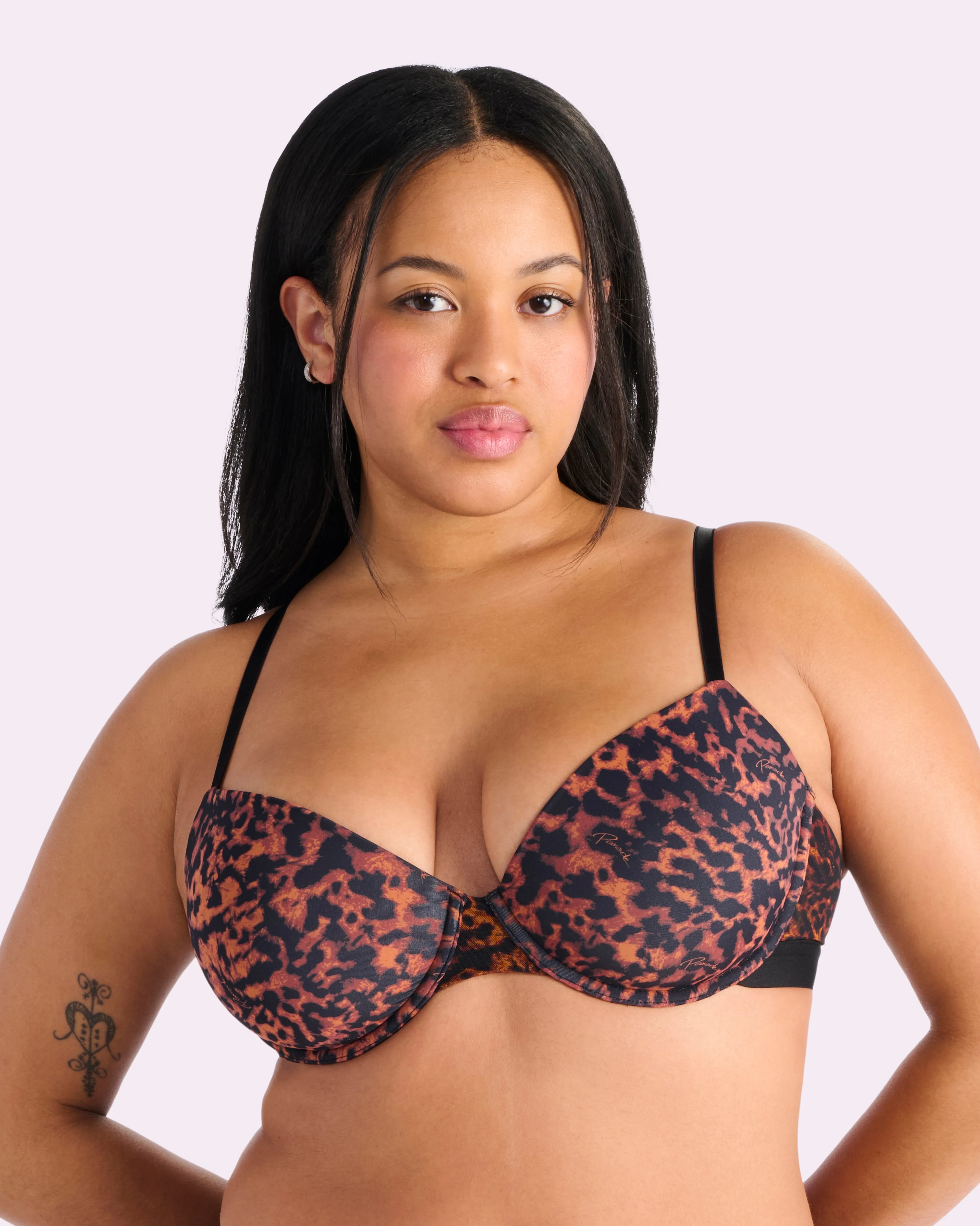 Always On Lightly Lined T-Shirt Bra | Ultra-Soft Re:Play (Parade Leopard) sold by Parade