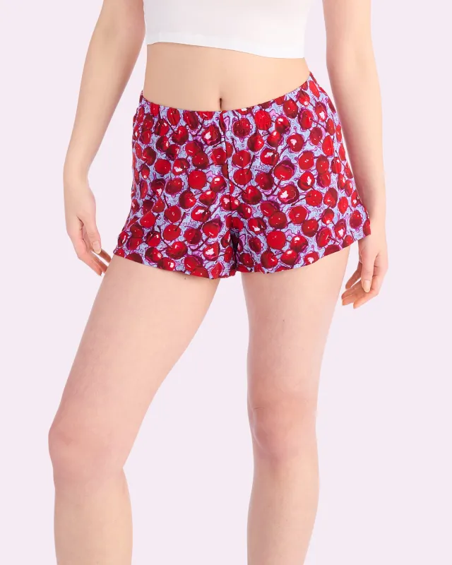 New:Cotton Lounge Shorts | New:Cotton (Wet Cherries) sold by Parade
