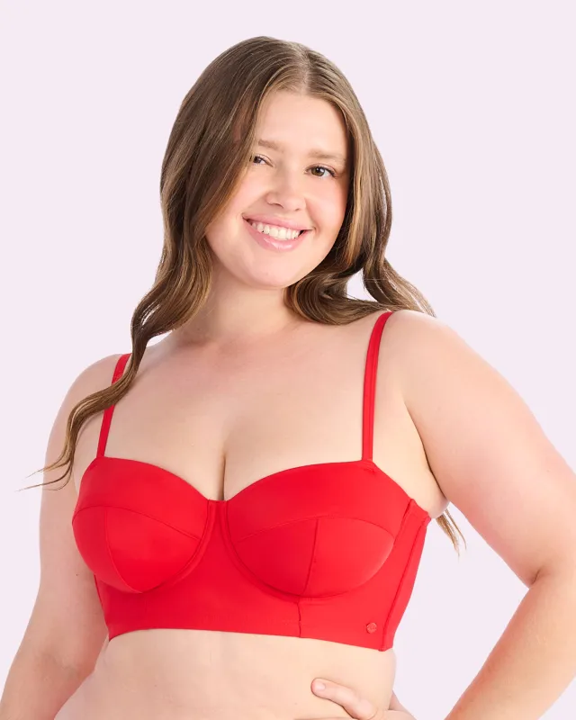 Parade Swim Bustier Bikini Top | New:Wave (Balloon) made by Parade