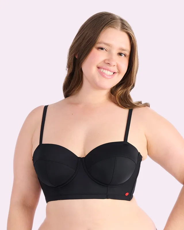 Parade Swim Bustier Bikini Top | New:Wave (Eightball) sold by Parade