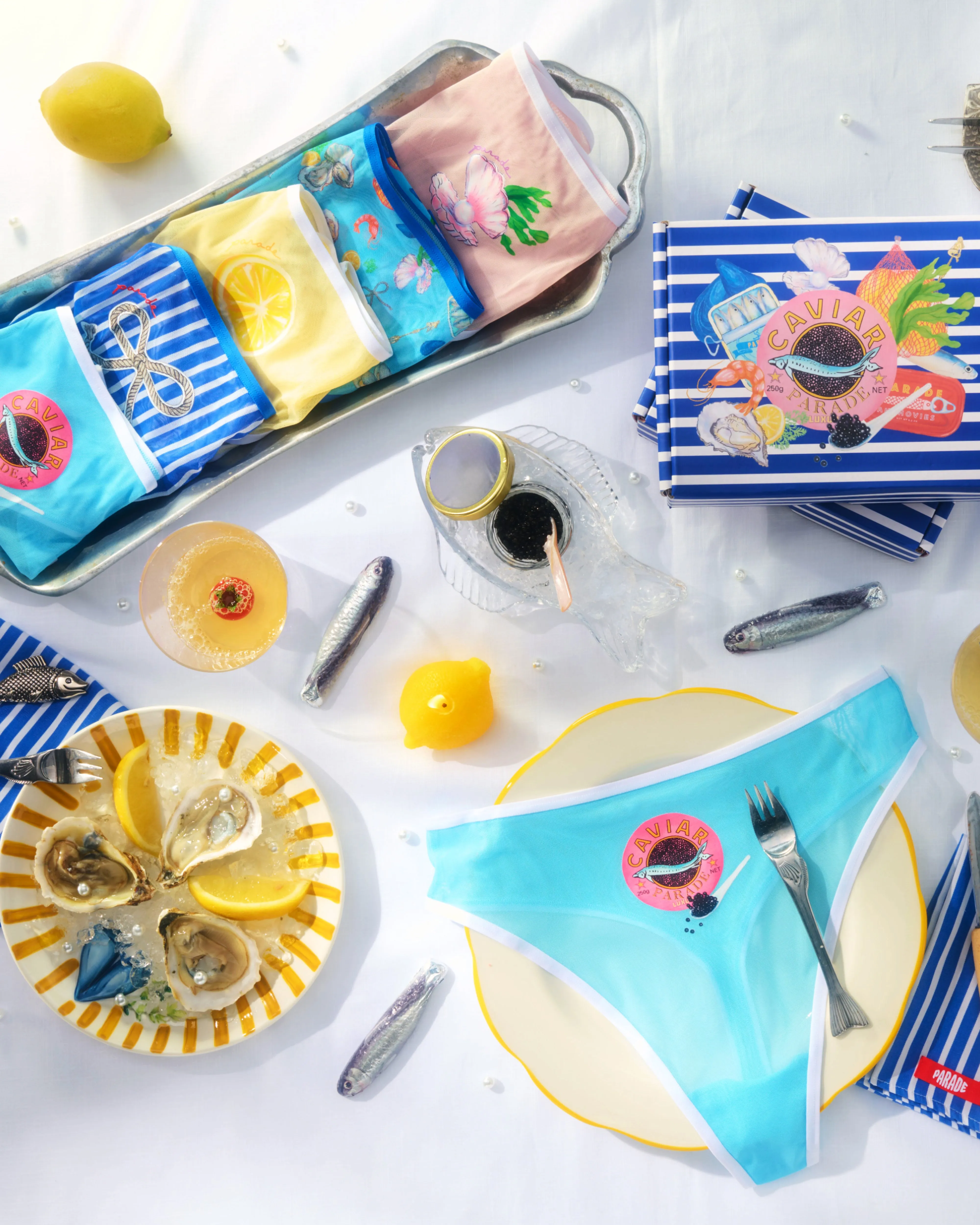 Limited Edition Silky Mesh Lazy Daze Underwear 5-Pack | Silky Mesh (Multicolor) sold by Parade