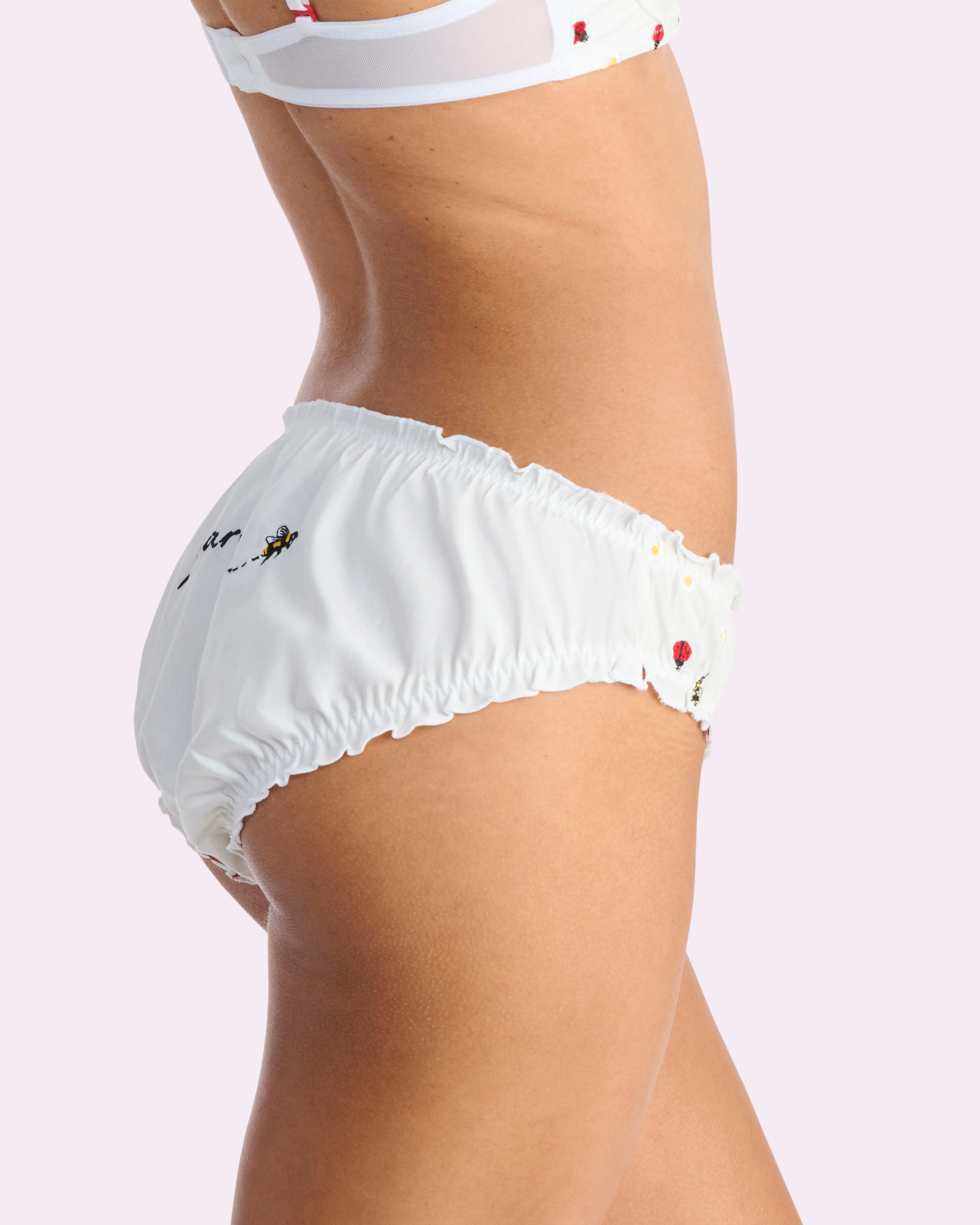 Parade Poplin Flutter Cheeky | Parade Poplin (Garden Embroidery) sold by Parade product image thumbnail 3