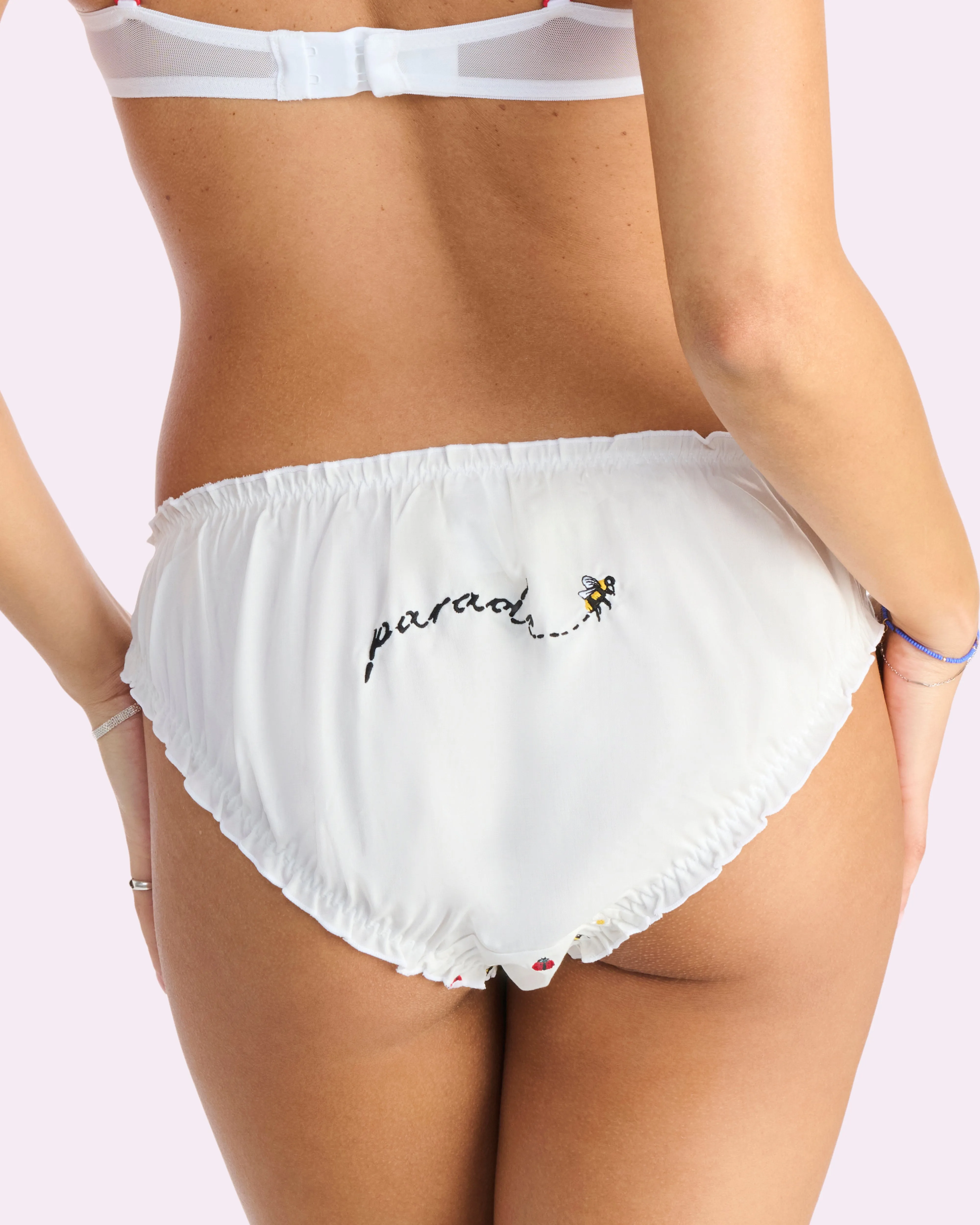 Parade Poplin Flutter Cheeky | Parade Poplin (Garden Embroidery) sold by Parade product image thumbnail 2