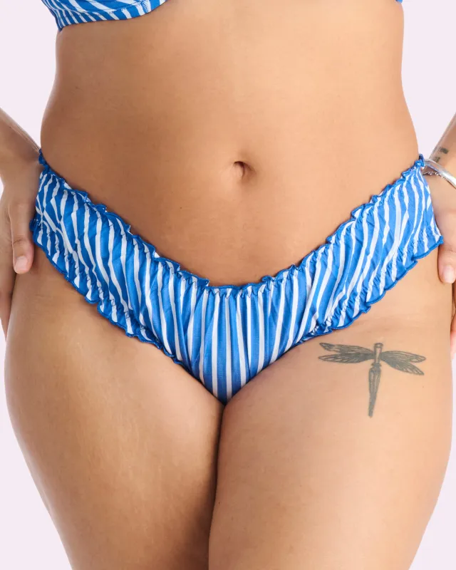 Parade Poplin Flutter Cheeky | Parade Poplin (Paradise Stripe) sold by Parade