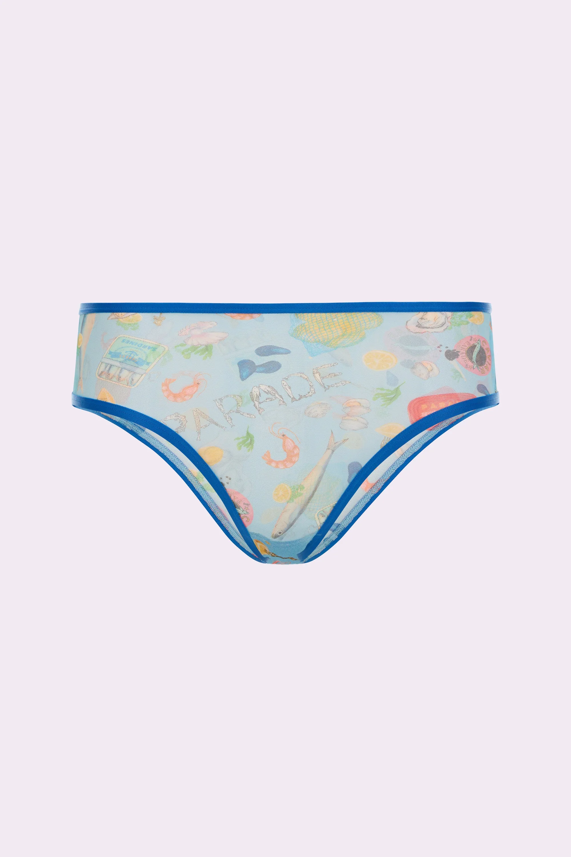 Silky Mesh High Rise Cheeky | Silky Mesh (Seaside Paradise) sold by Parade product image thumbnail 5