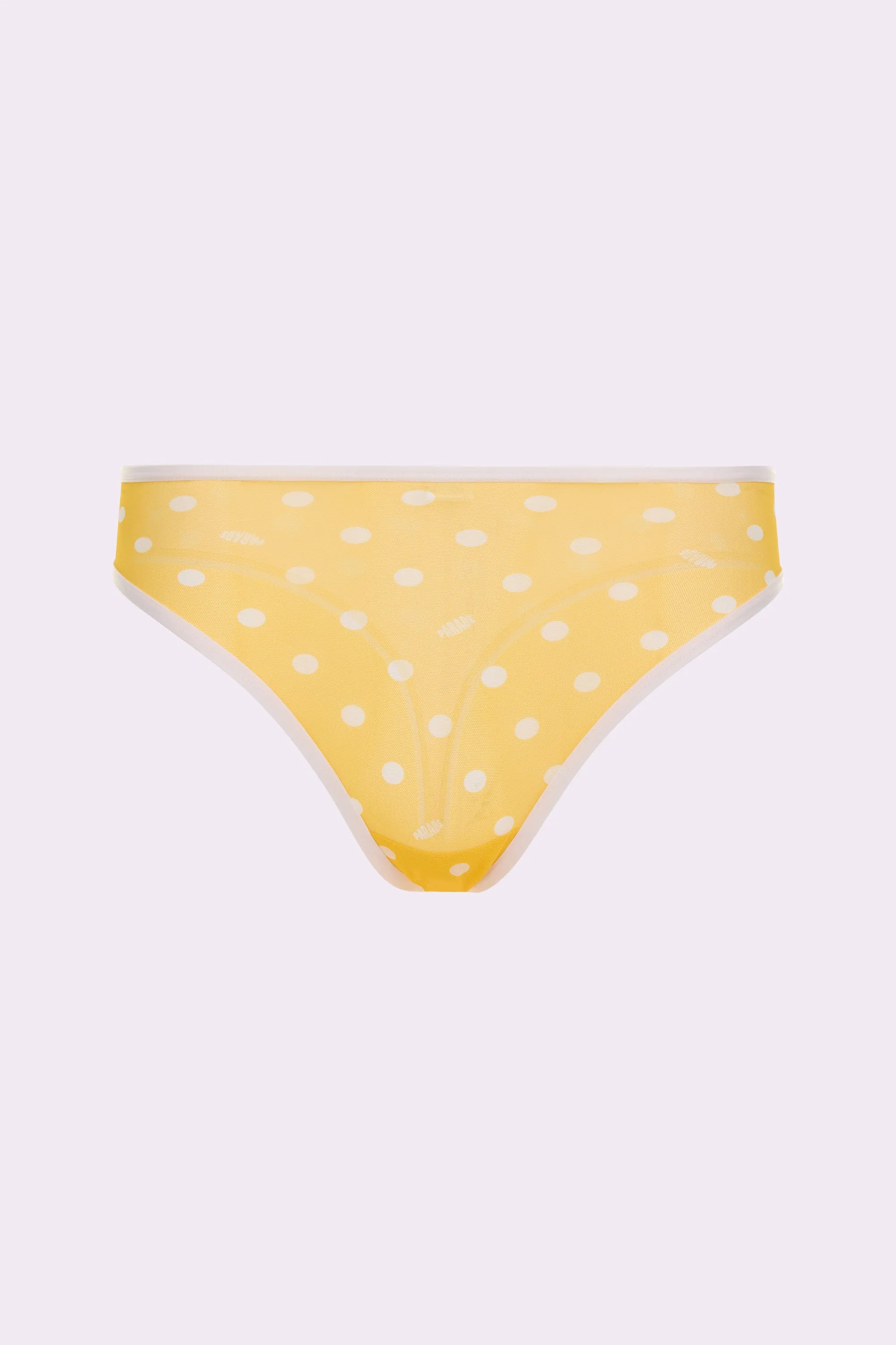 Silky Mesh High Cut Thong | Silky Mesh (Parade Dots) sold by Parade product image thumbnail 5