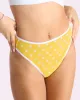Silky Mesh High Cut Thong | Silky Mesh (Parade Dots) sold by Parade