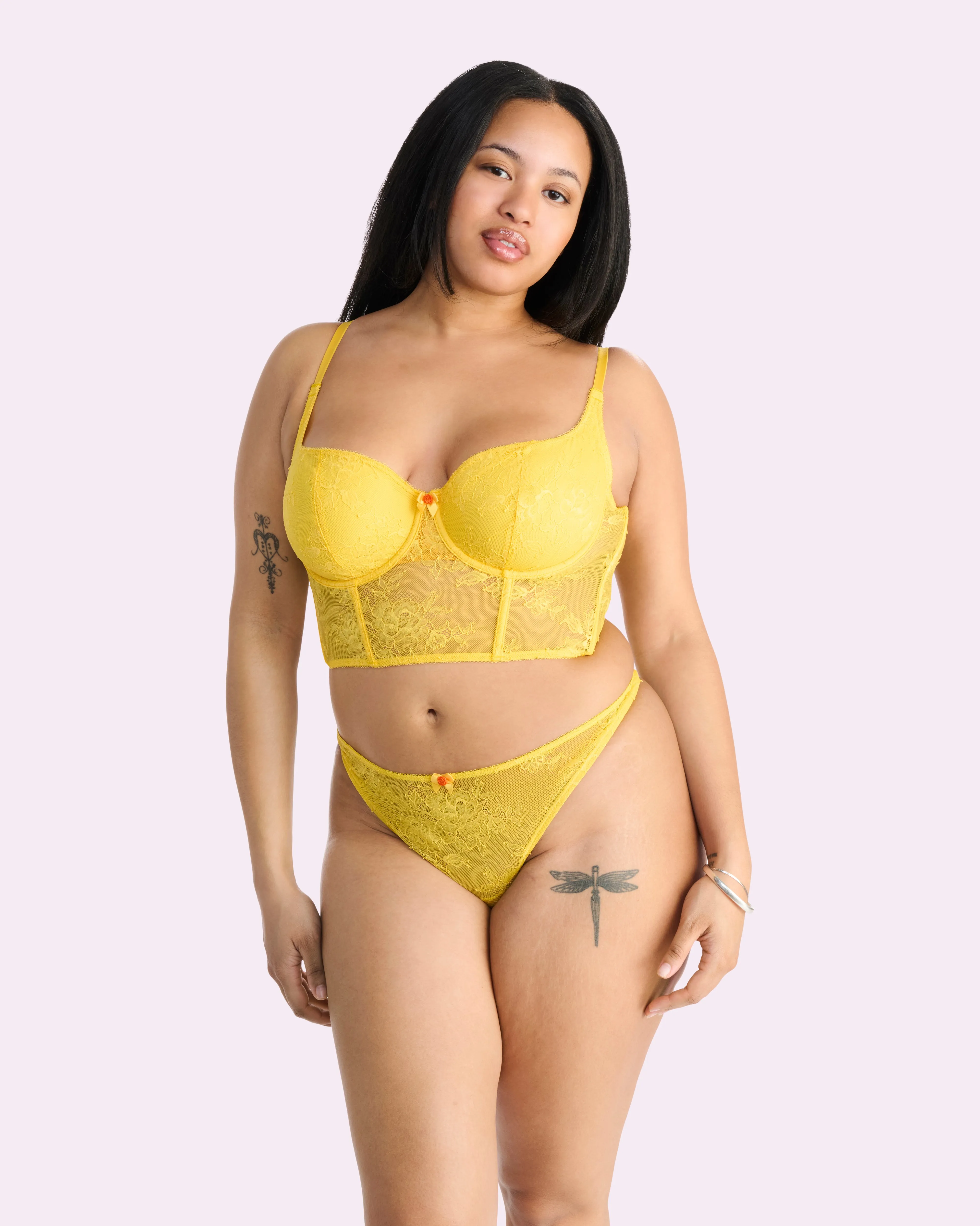 That Lace Bustier | That Lace (Daffodil) sold by Parade product image thumbnail 4