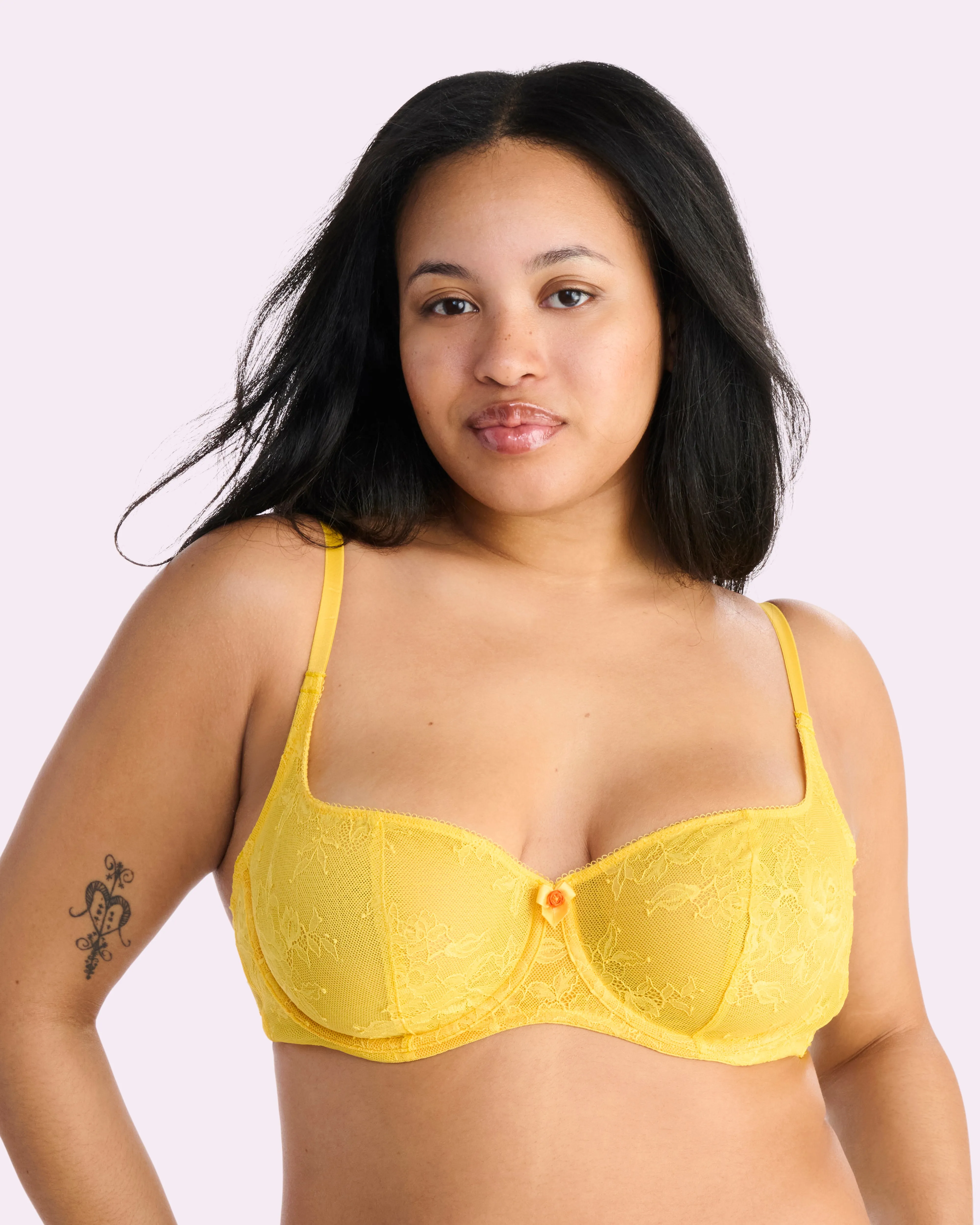 That Lace Unlined Balconette Bra | That Lace (Daffodil) sold by Parade