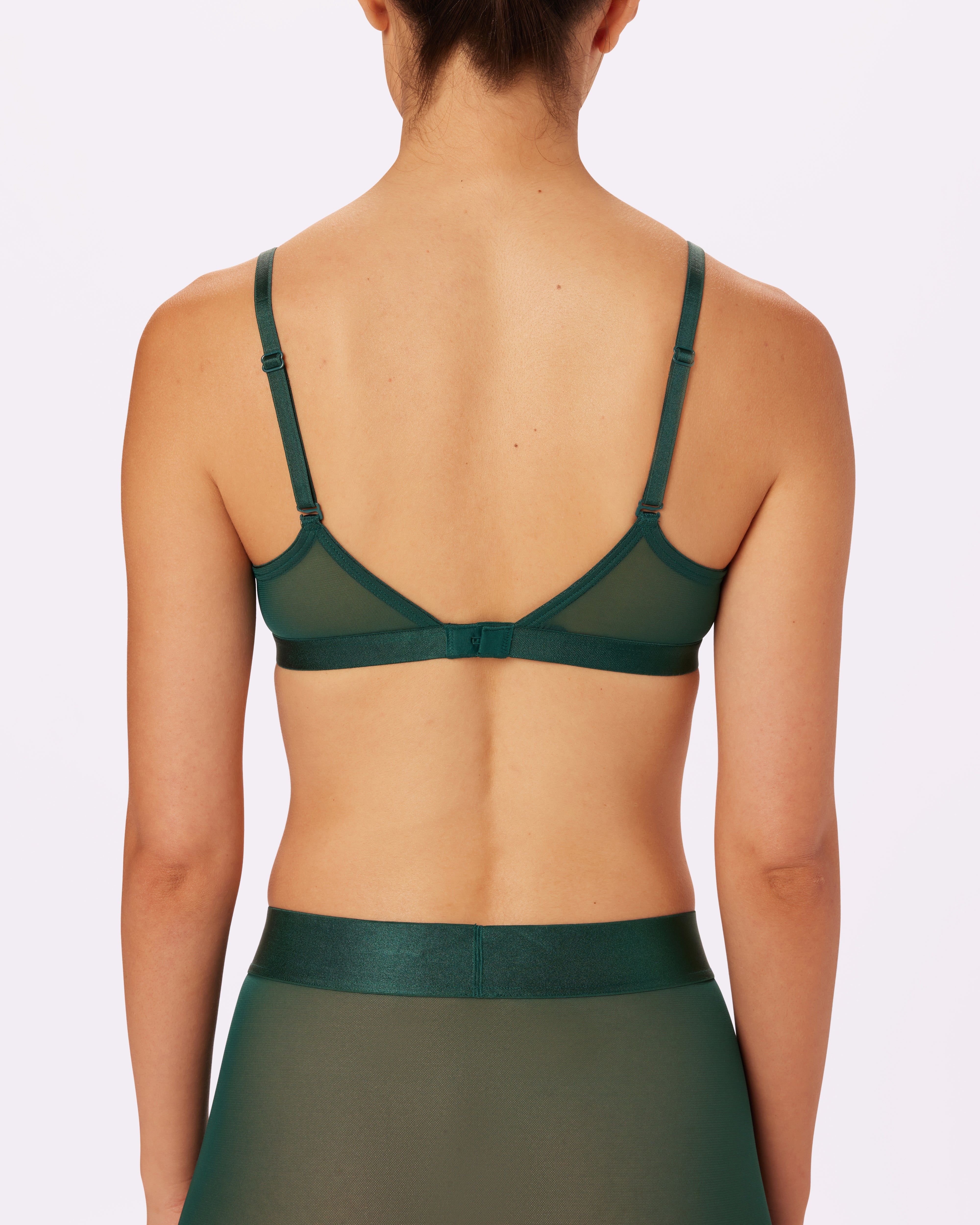 Triangle Bralette | Silky Mesh | Archive (Jade) sold by Parade product image thumbnail 3