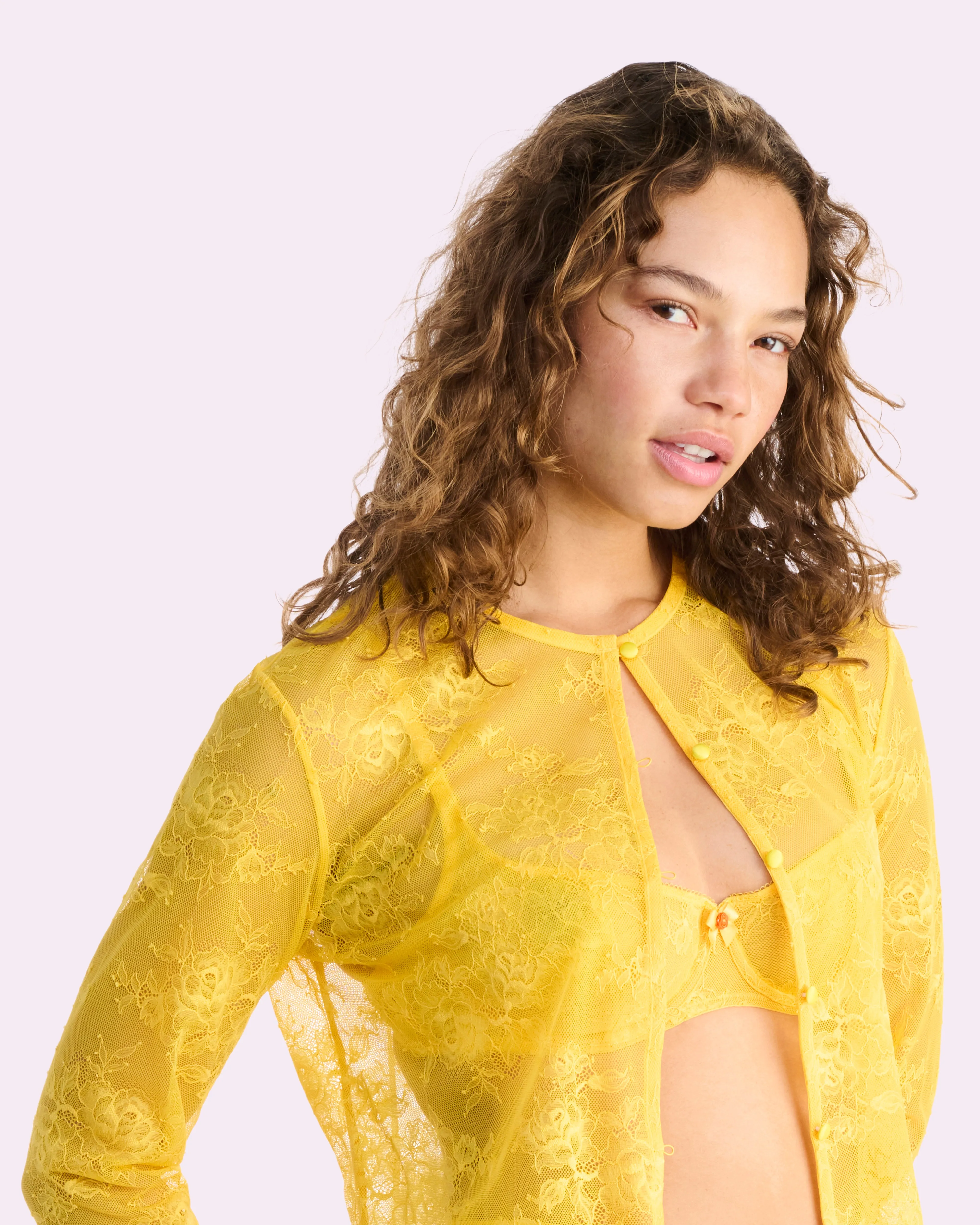 That Lace Cardigan | That Lace (Daffodil) sold by Parade product image thumbnail 3