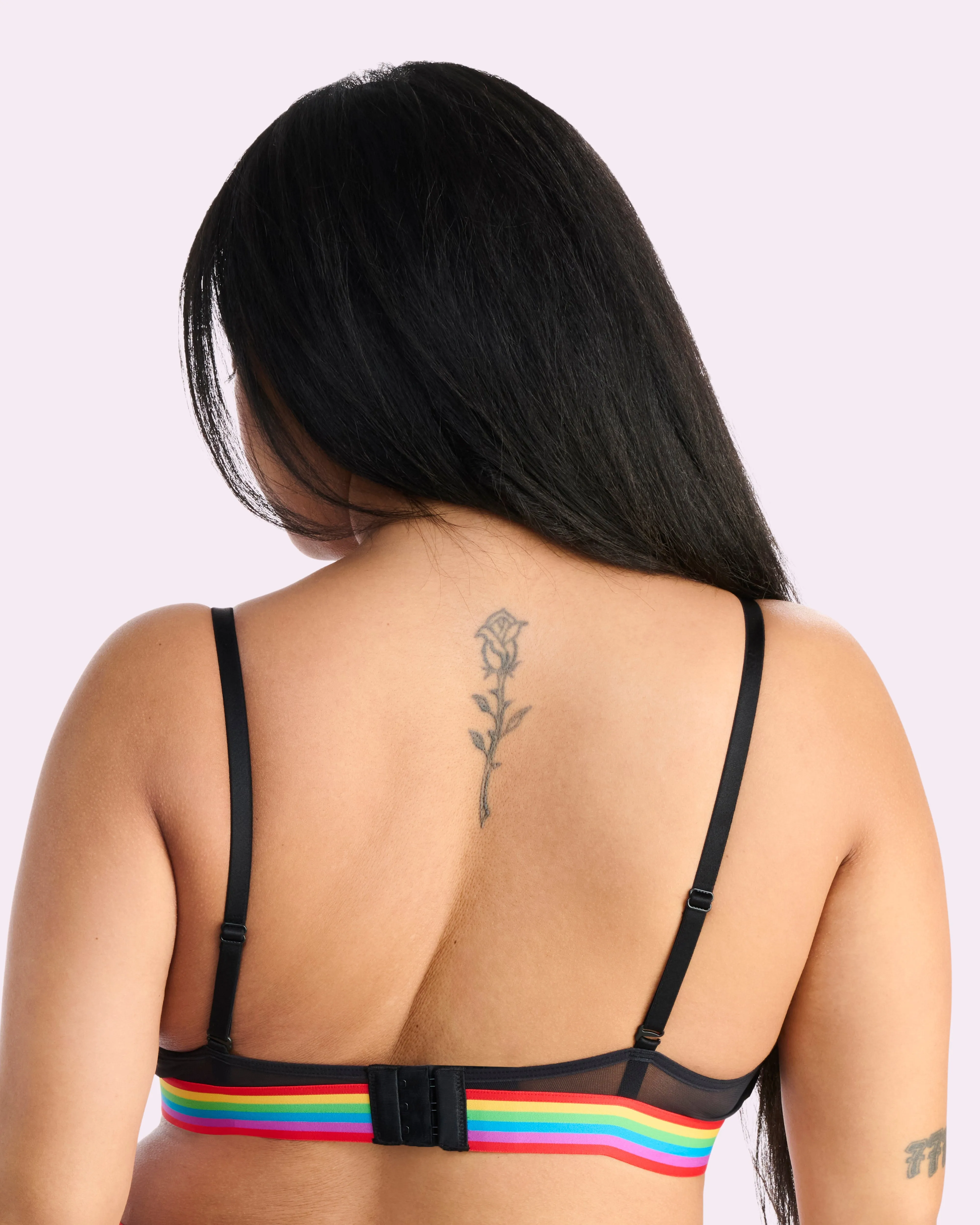 Re:Play New Triangle Bralette | Ultra-Soft Re:Play (Eightball Rainbow) sold by Parade product image thumbnail 2