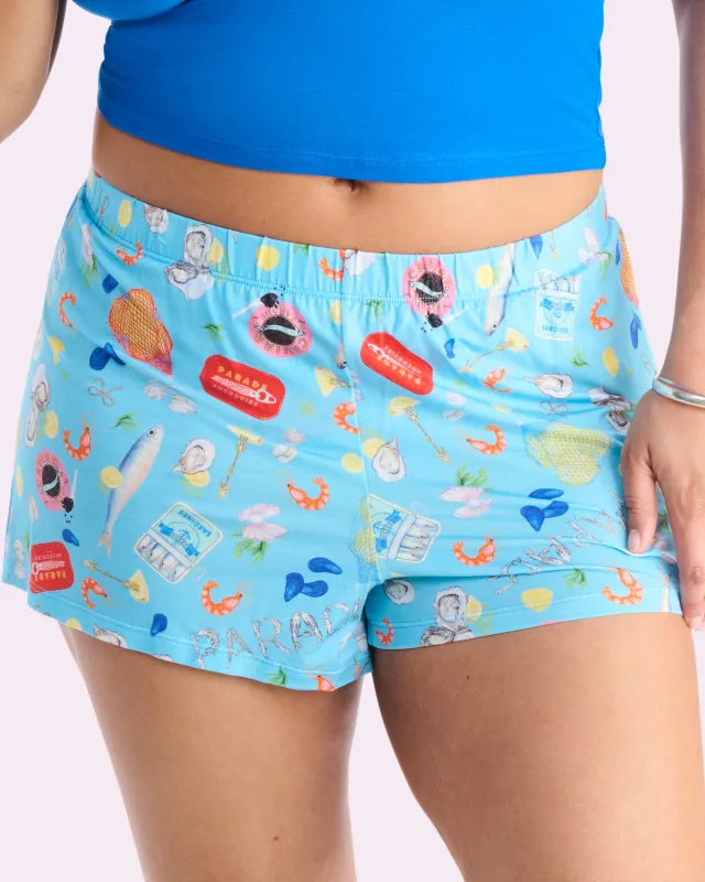 New:Cotton Lounge Shorts | New:Cotton (Seaside Paradise) sold by Parade