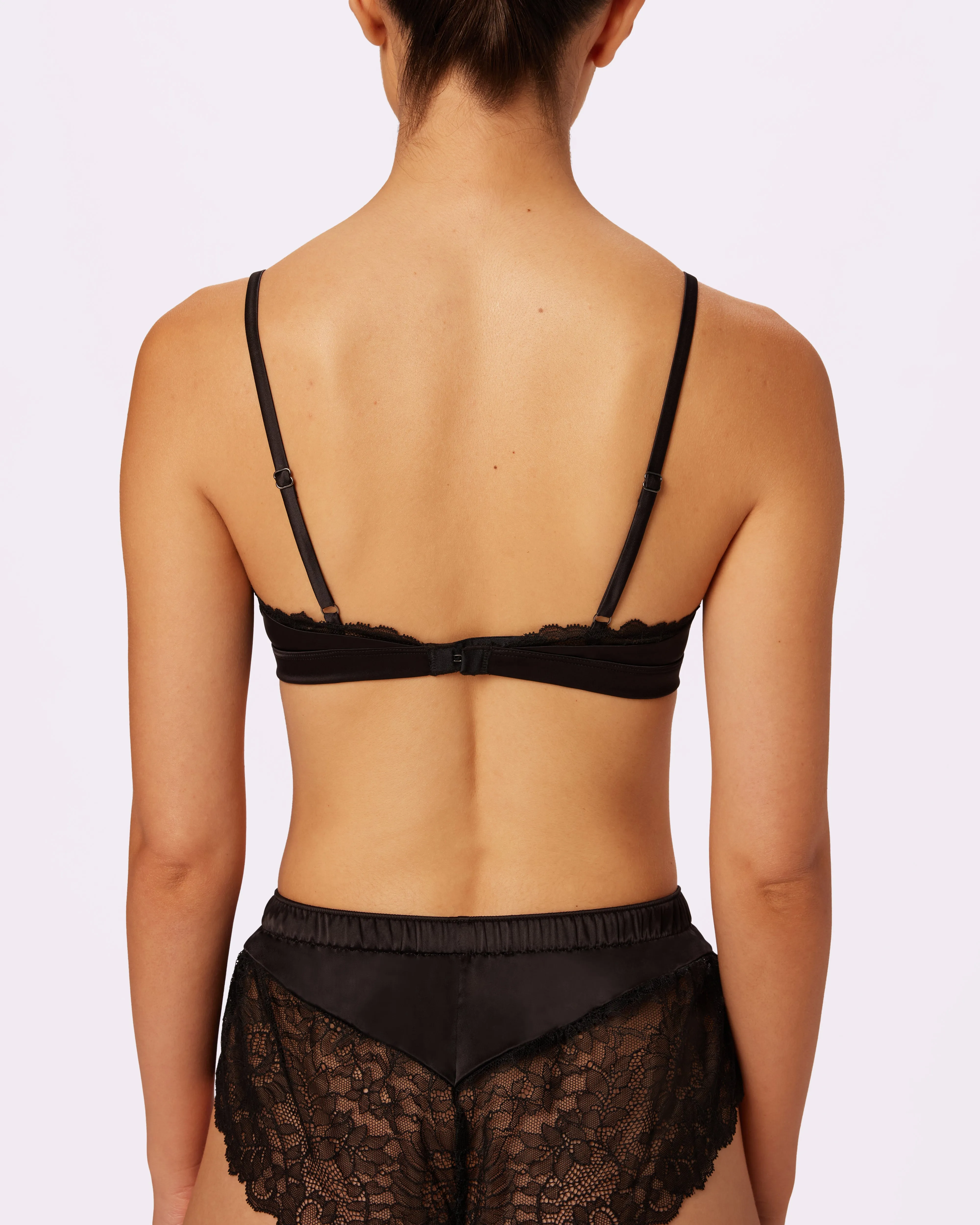 Flirty Lace Float Bralette | Glow Satin | Archive (Eightball) sold by Parade product image thumbnail 3