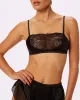 Flirty Lace Float Bralette | Glow Satin | Archive (Eightball) sold by Parade