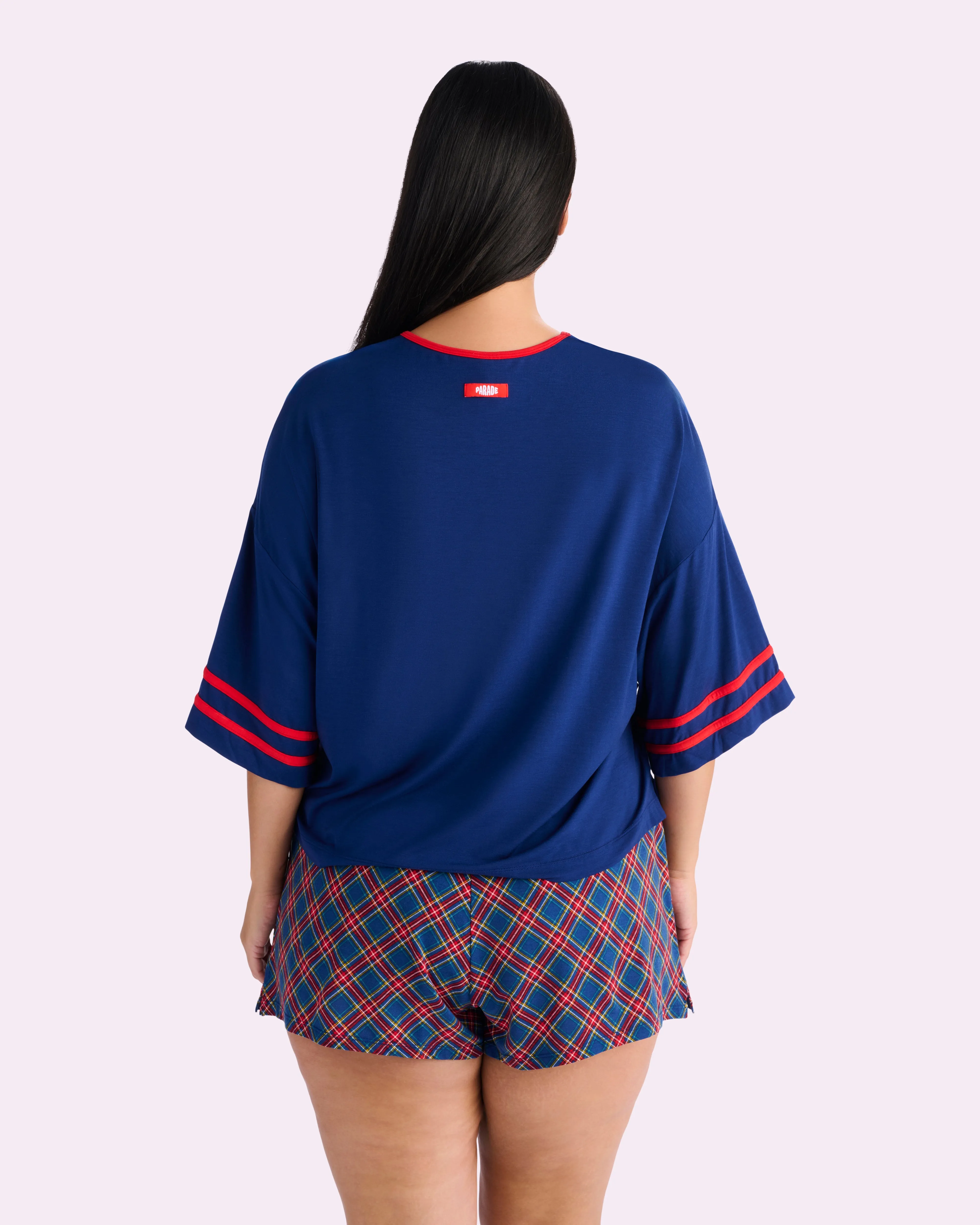 New:Cotton Lounge Shorts | New:Cotton (Academy Plaid) sold by Parade product image thumbnail 5