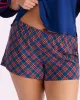 New:Cotton Lounge Shorts | New:Cotton (Academy Plaid) sold by Parade