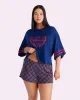 New:Cotton Lounge Shorts | New:Cotton (Academy Plaid) sold by Parade