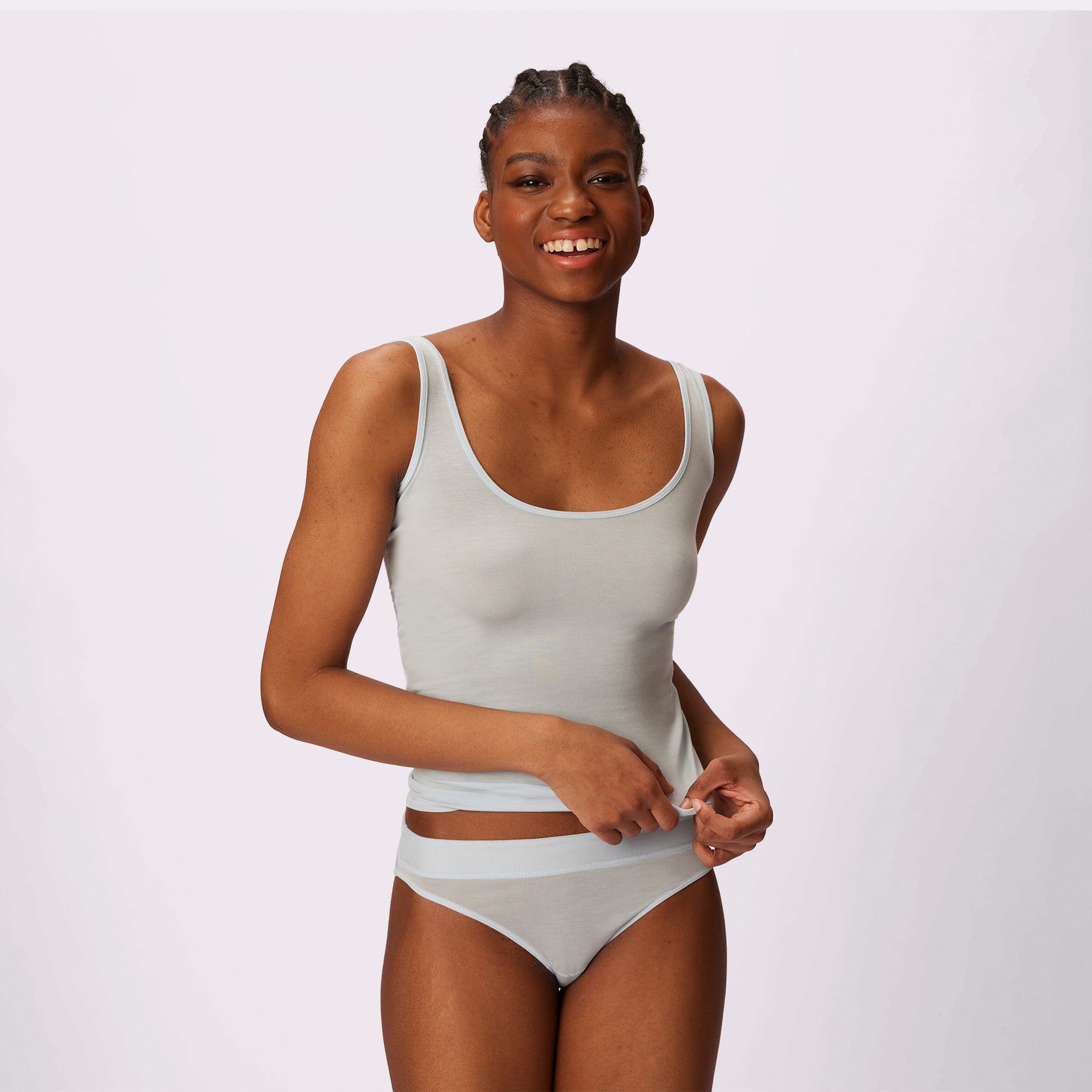 XL Scoop Neck Tank | Seamless Universal | Archive (Icee) sold by Parade