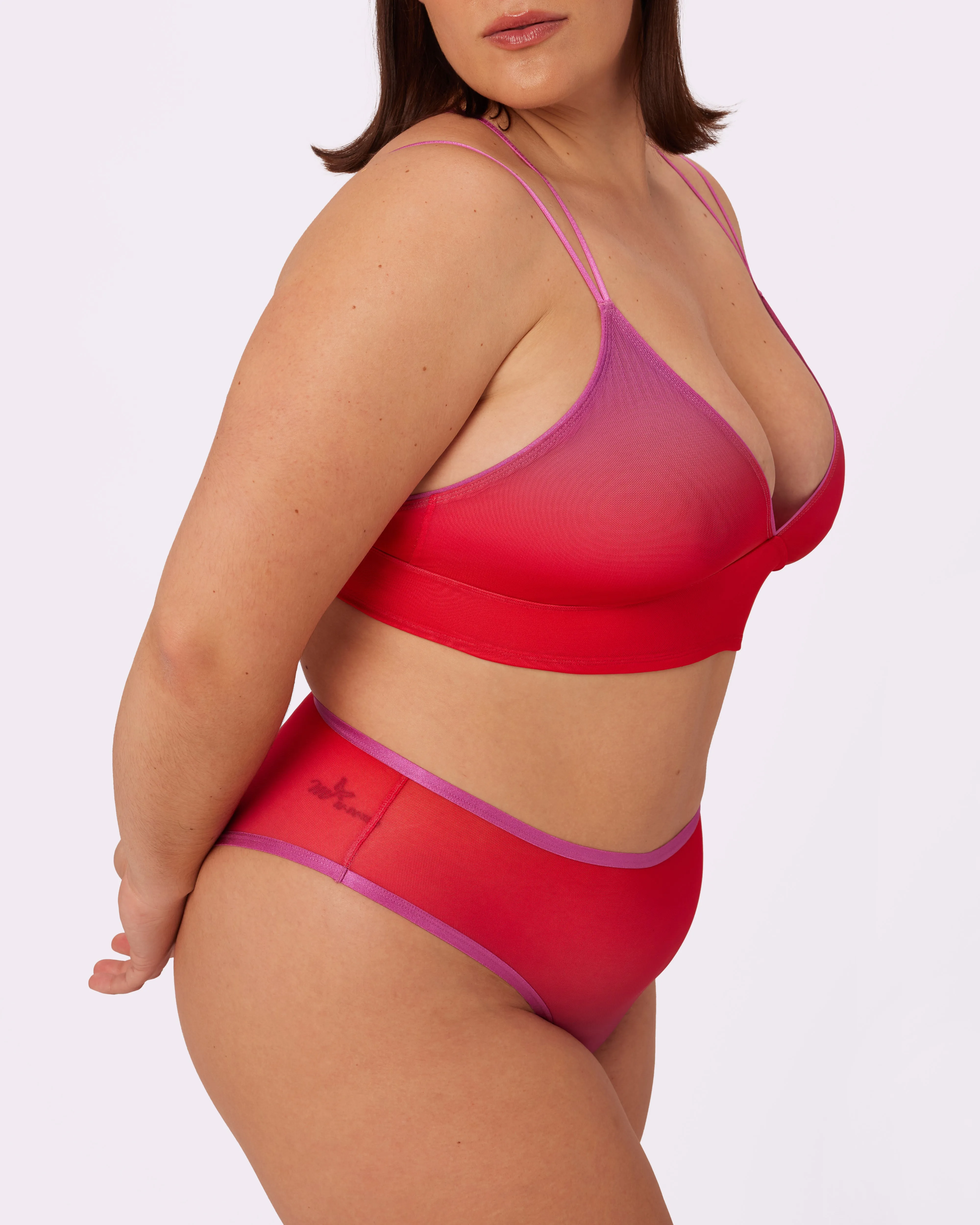 Strappy Longline Bralette | Silky Mesh | Archive (Mars Retrograde) sold by Parade product image thumbnail 3