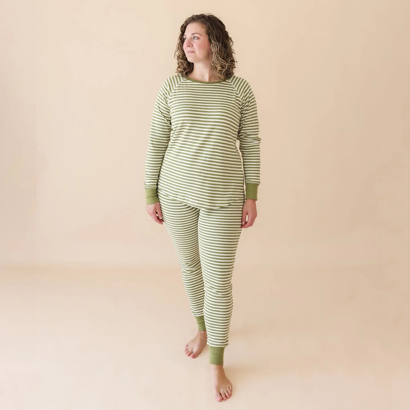 Organic Women's Striped Pajama Set sold by Parade product image thumbnail 2
