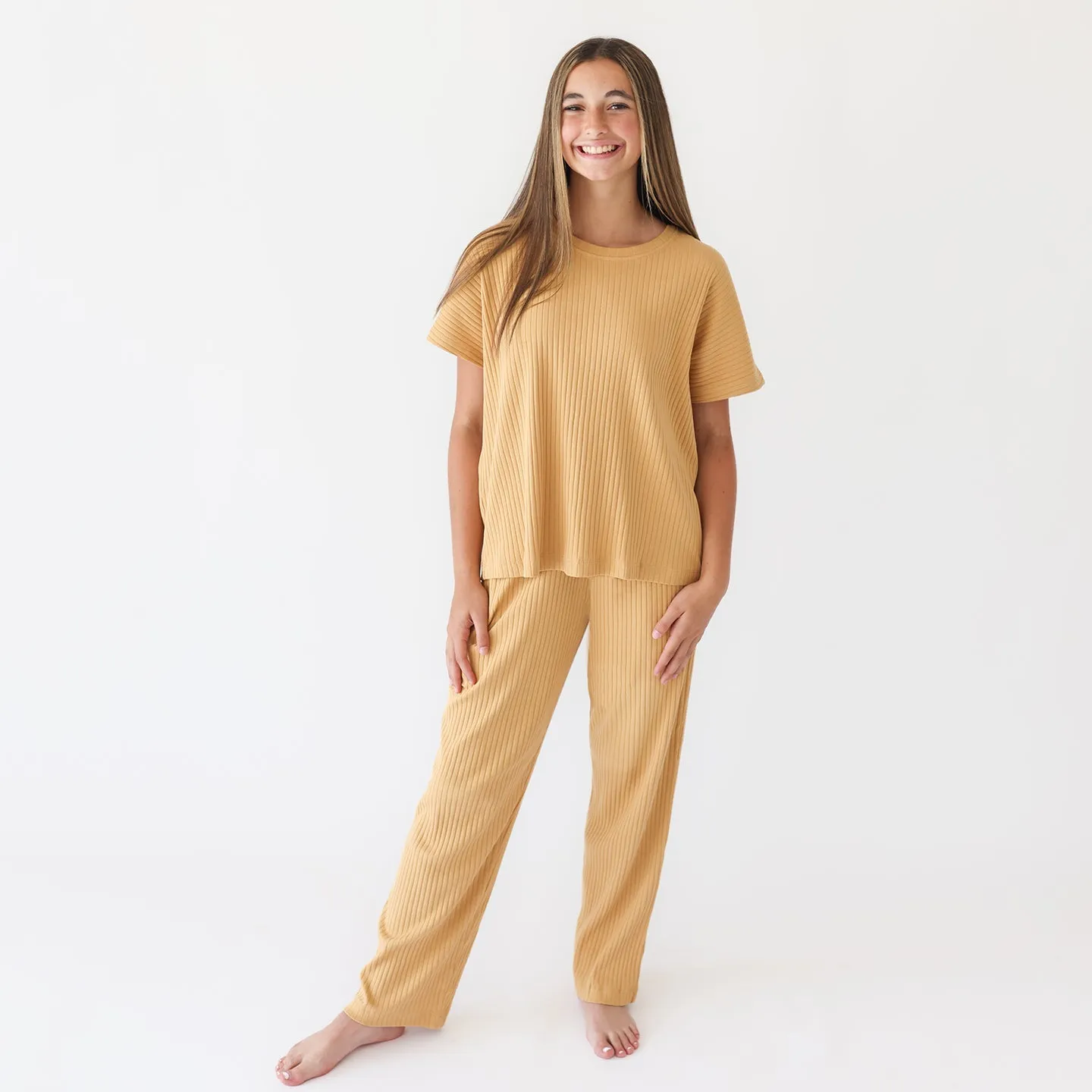 Organic Women's Rib Knit Pajamas sold by Parade product image thumbnail 4