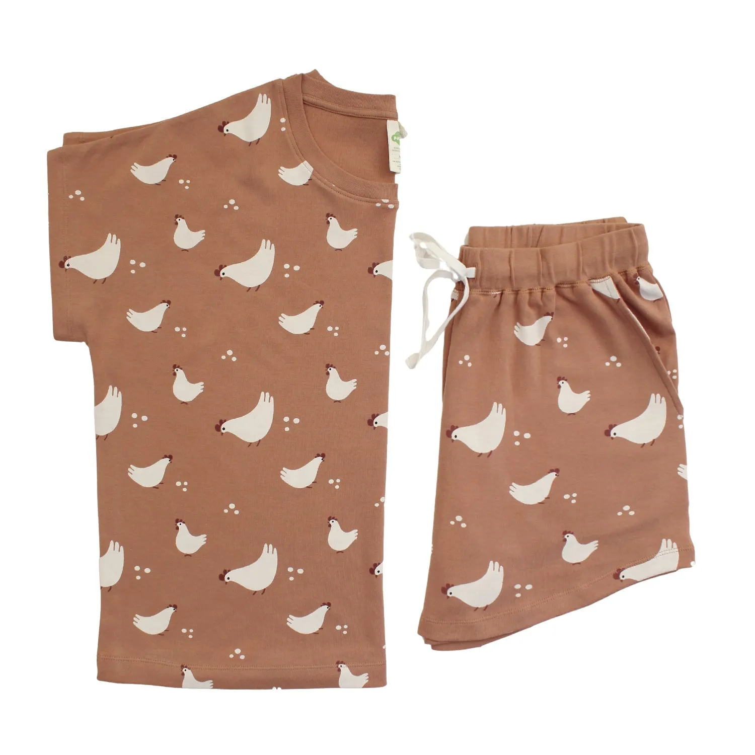 Organic Women's Pajamas - Boxy T & Shorts sold by Parade product image thumbnail 5