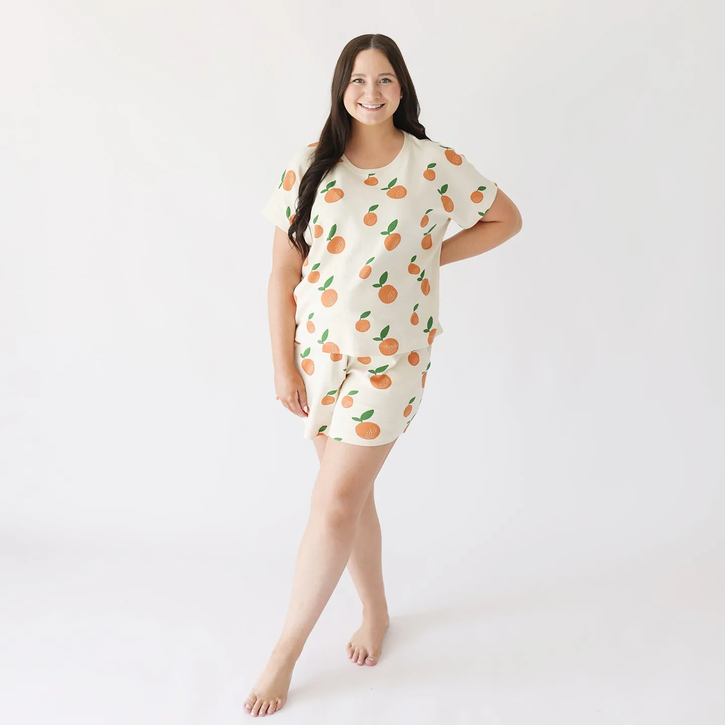 Organic Women's Pajamas - Boxy T & Shorts sold by Parade product image thumbnail 4