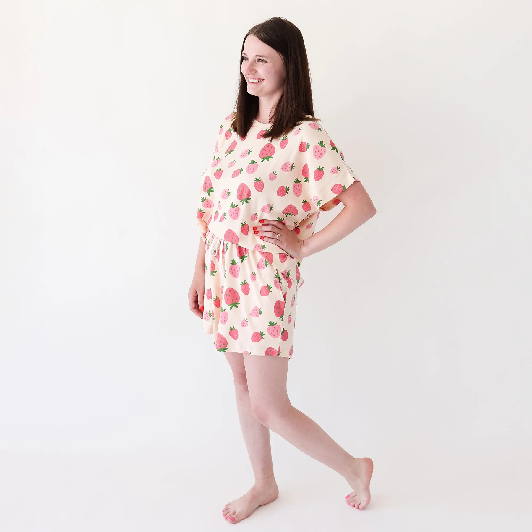 Organic Women's Pajamas - Boxy T & Shorts sold by Parade product image thumbnail 2