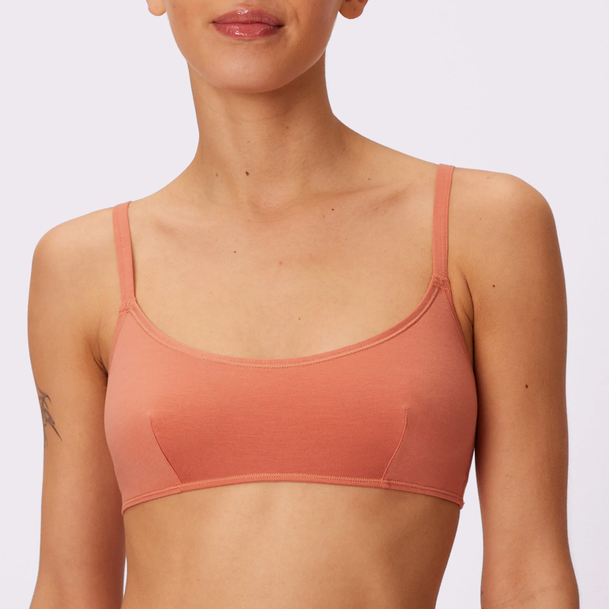 Vintage Soft Scoop Bralette | New:Cotton | Archive (Gingersnap) sold by Parade product image thumbnail 5