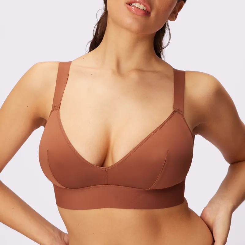 Dream Fit Triangle Bralette | Ultra-Soft Re:Play | Archive (Maple) made by Parade