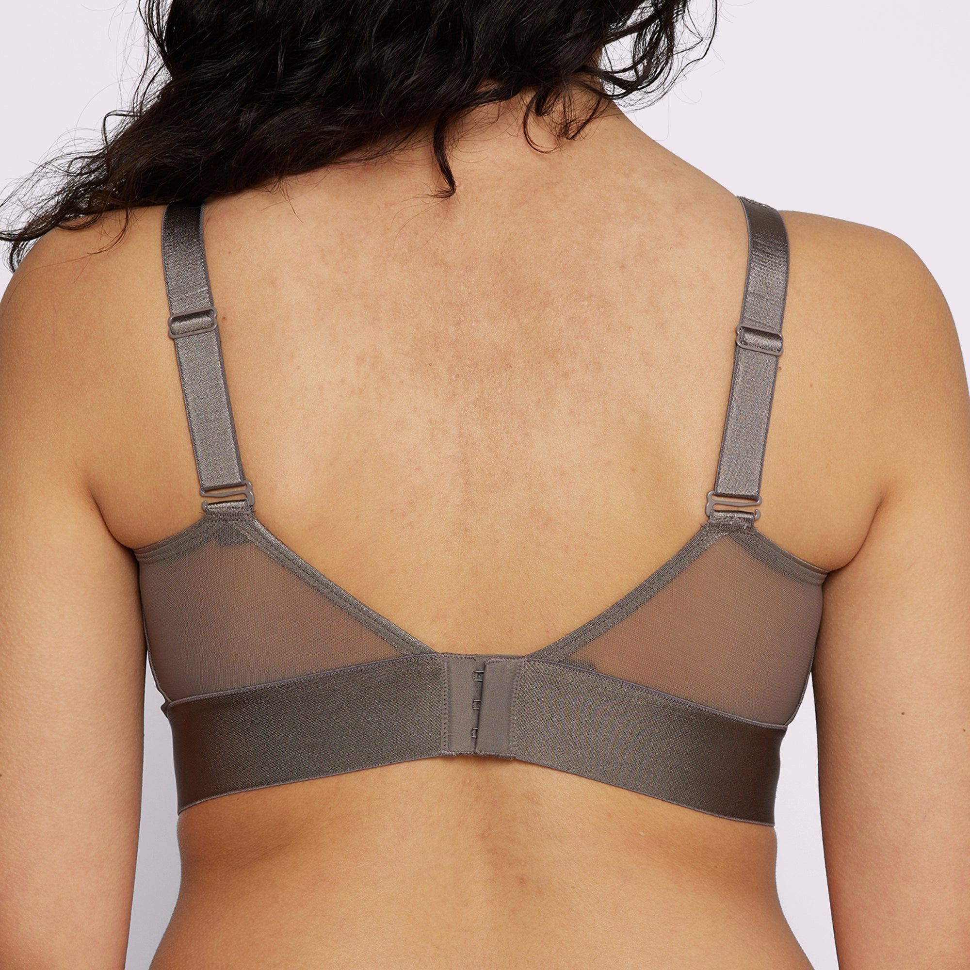 Plunge Bralette | Silky Mesh | Archive (Truffle) sold by Parade product image thumbnail 3